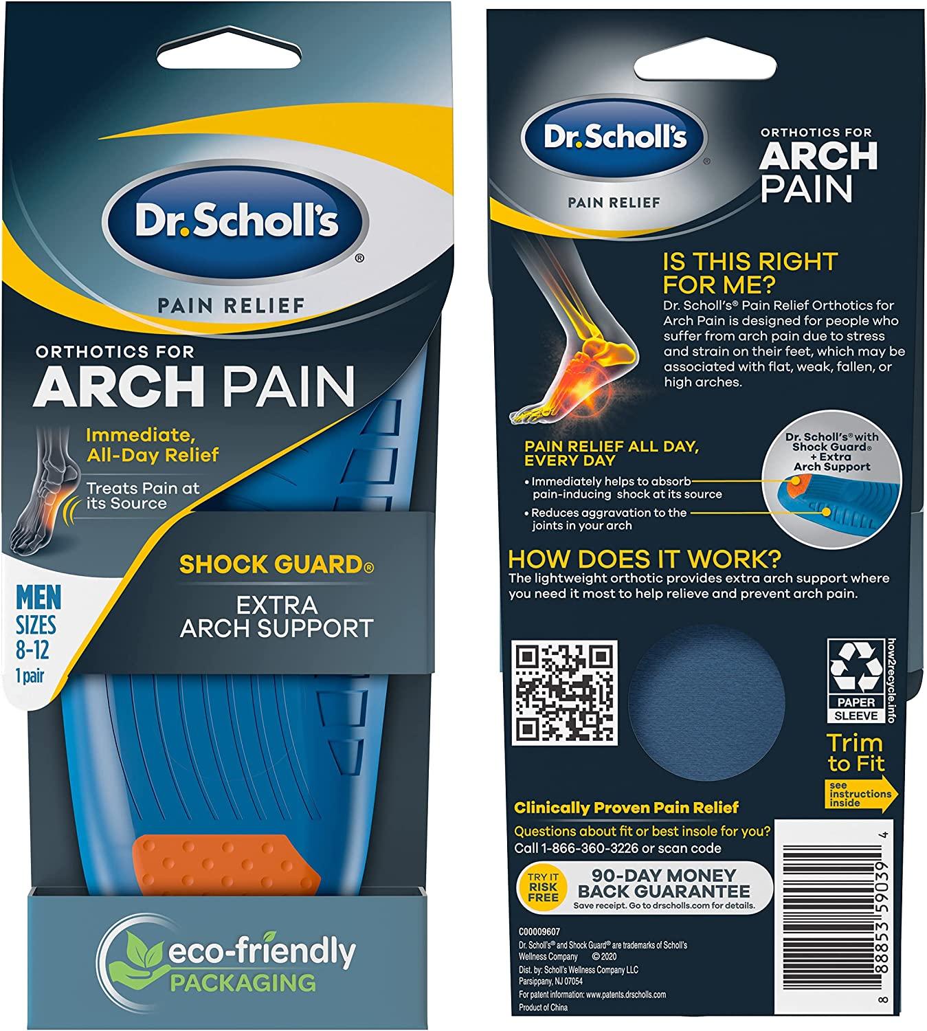 Dr. Scholl's ARCH Pain Relief Orthotics 1 Pair
