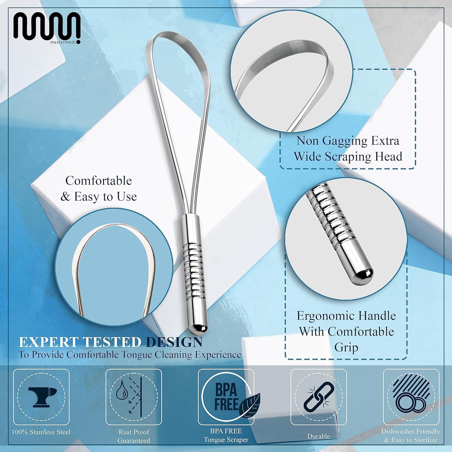 MasterMedi Tongue Scraper - Thumbnail 3