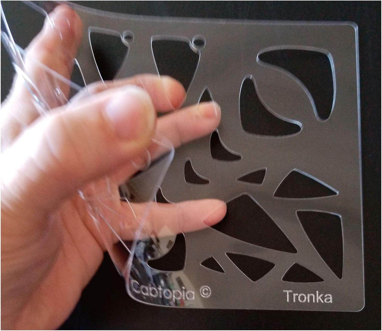 Cabtopia Lapidary Jewelry Design Templates Set of 3 Action Flare