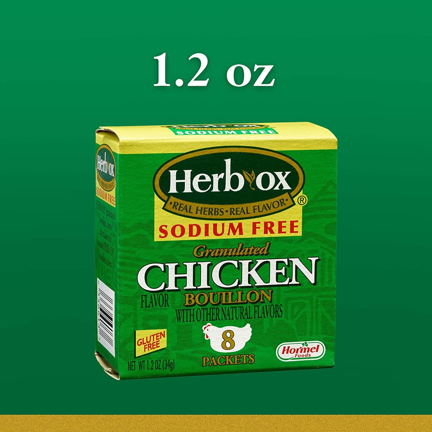 HerbOx Chicken Bouillon Packets 1.13 oz Instant Broth & Seasoning