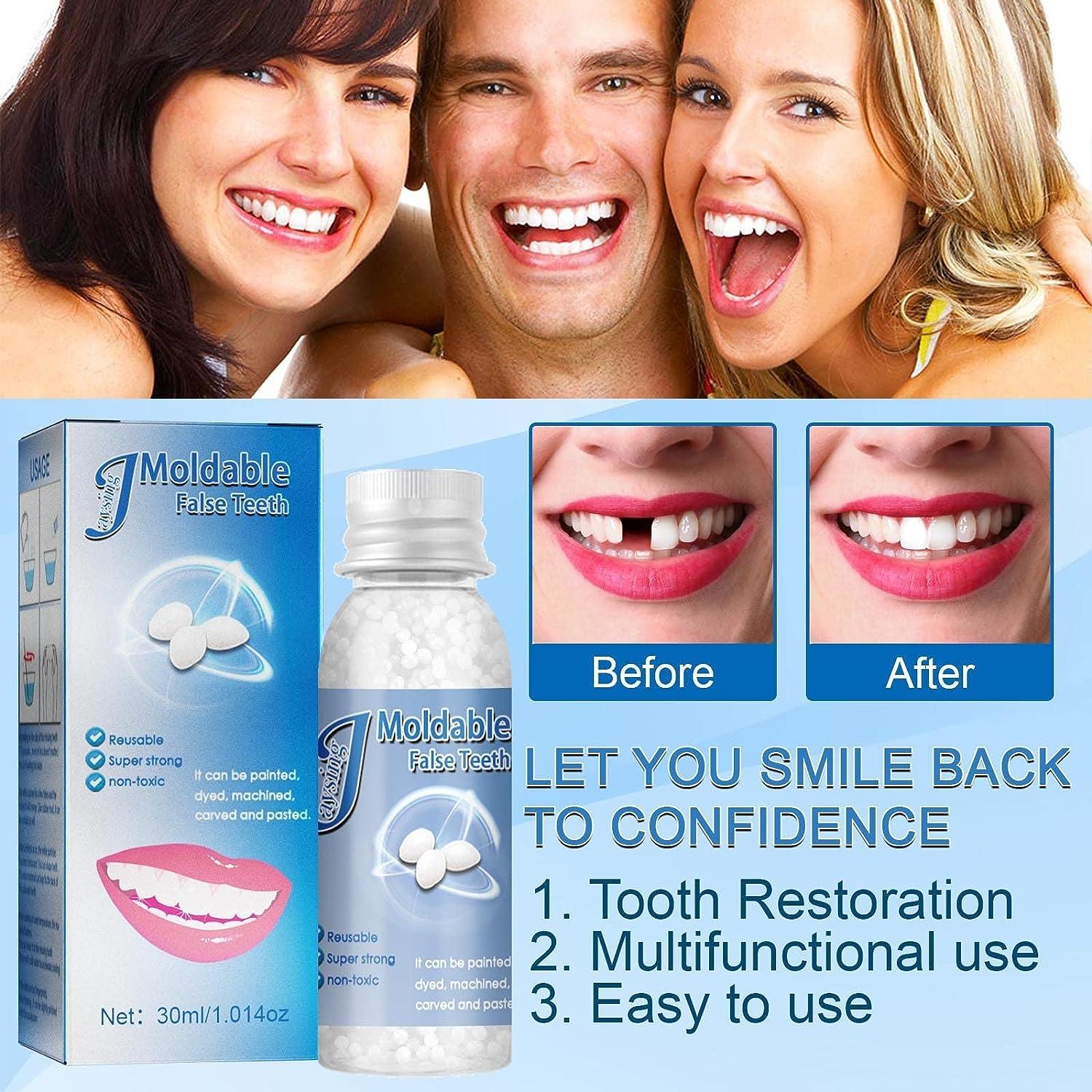 Kit For Fake Tooth Solid Missing Denture Make Teeth Temporary