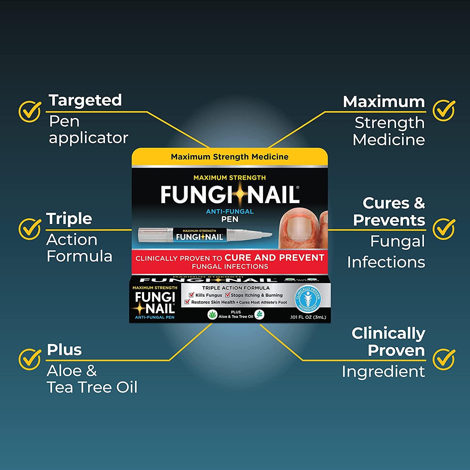 FungiNail Pen Applicator AntiFungal Solution, Kills Fungus That Can