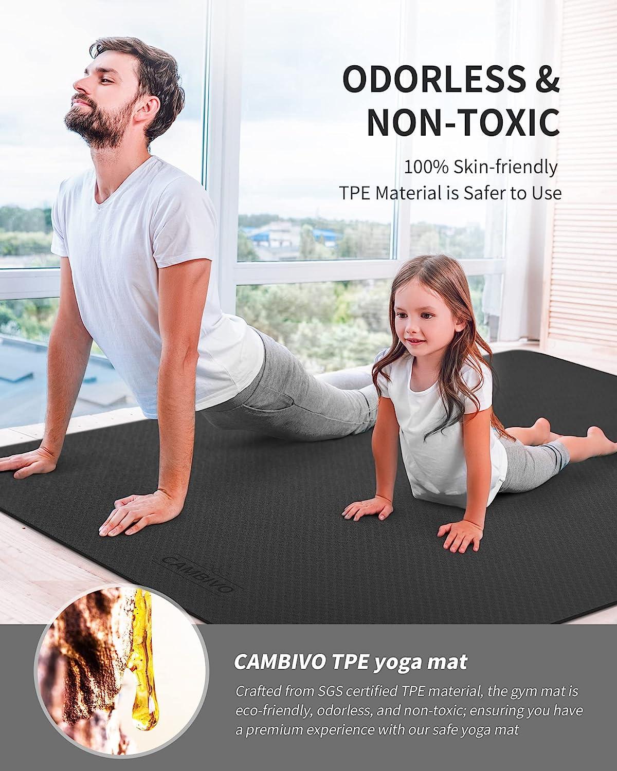 Large Exercise Mat for Home Workouts