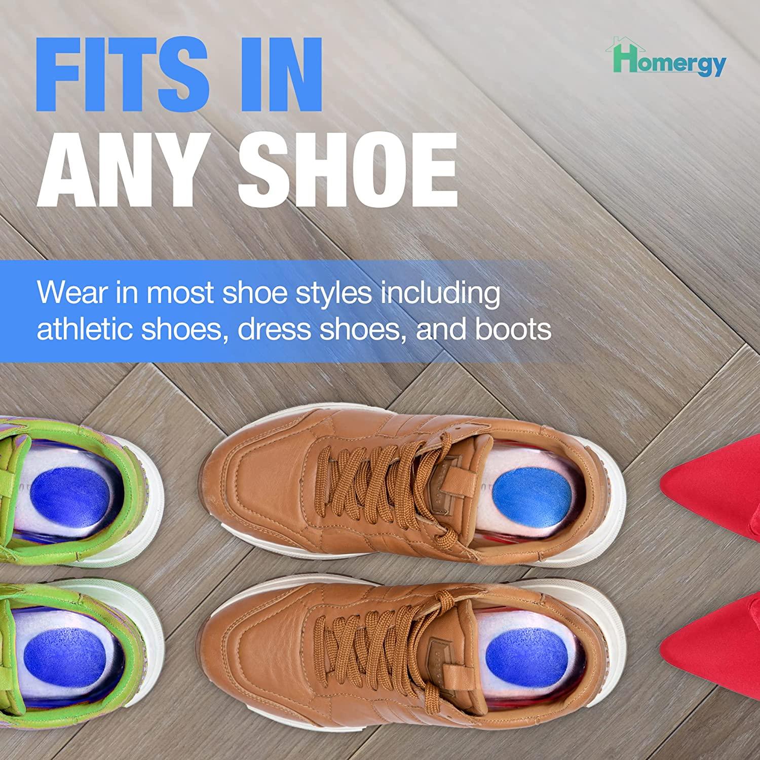 Gel Silicone Heel Cups/Pads 1 Pair Heel Lifts for Achilles Tendonitis