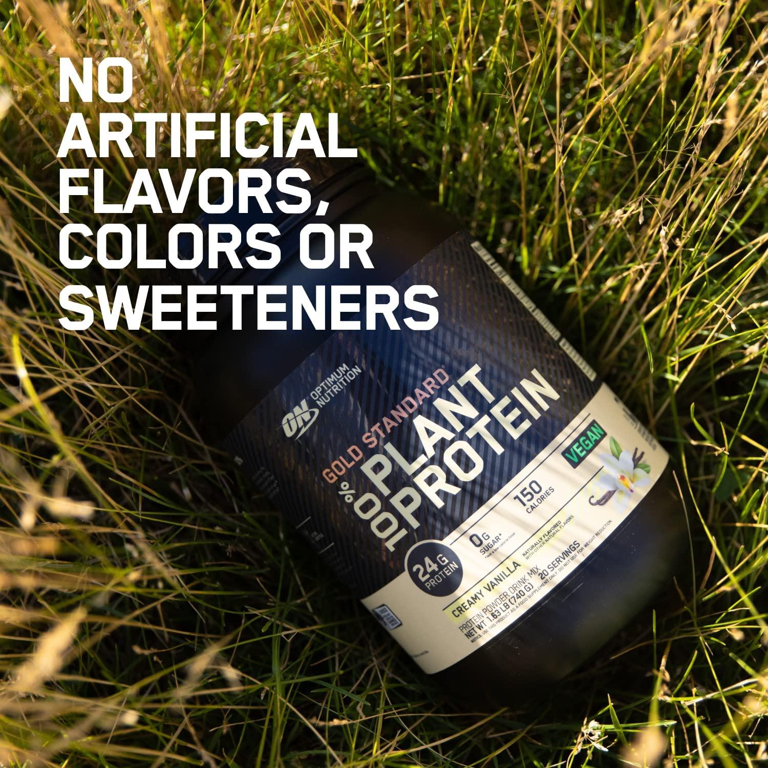 Optimum Nutrition Gold Standard 100 Plant Based Protein Powder, Gluten