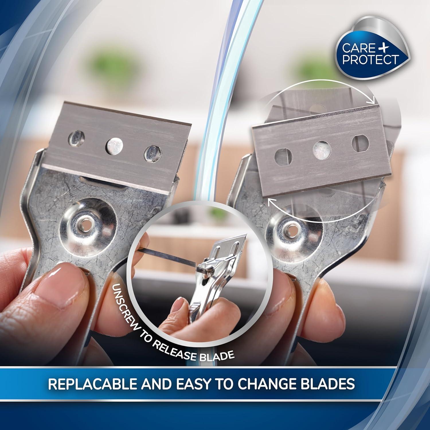 CARE + PROTECT Cleaning Scraper for Glass Ceramic and Induction Hobs No