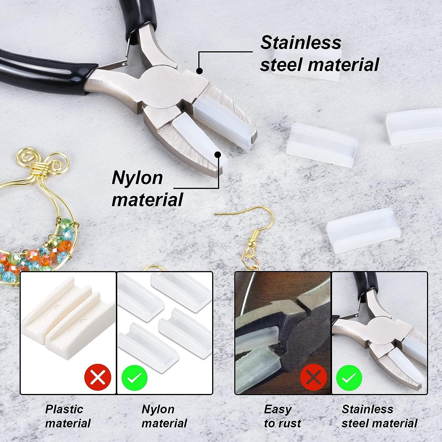 Nylon Pliers Jewelry Making Tools Carbon Steel Tools for Beading