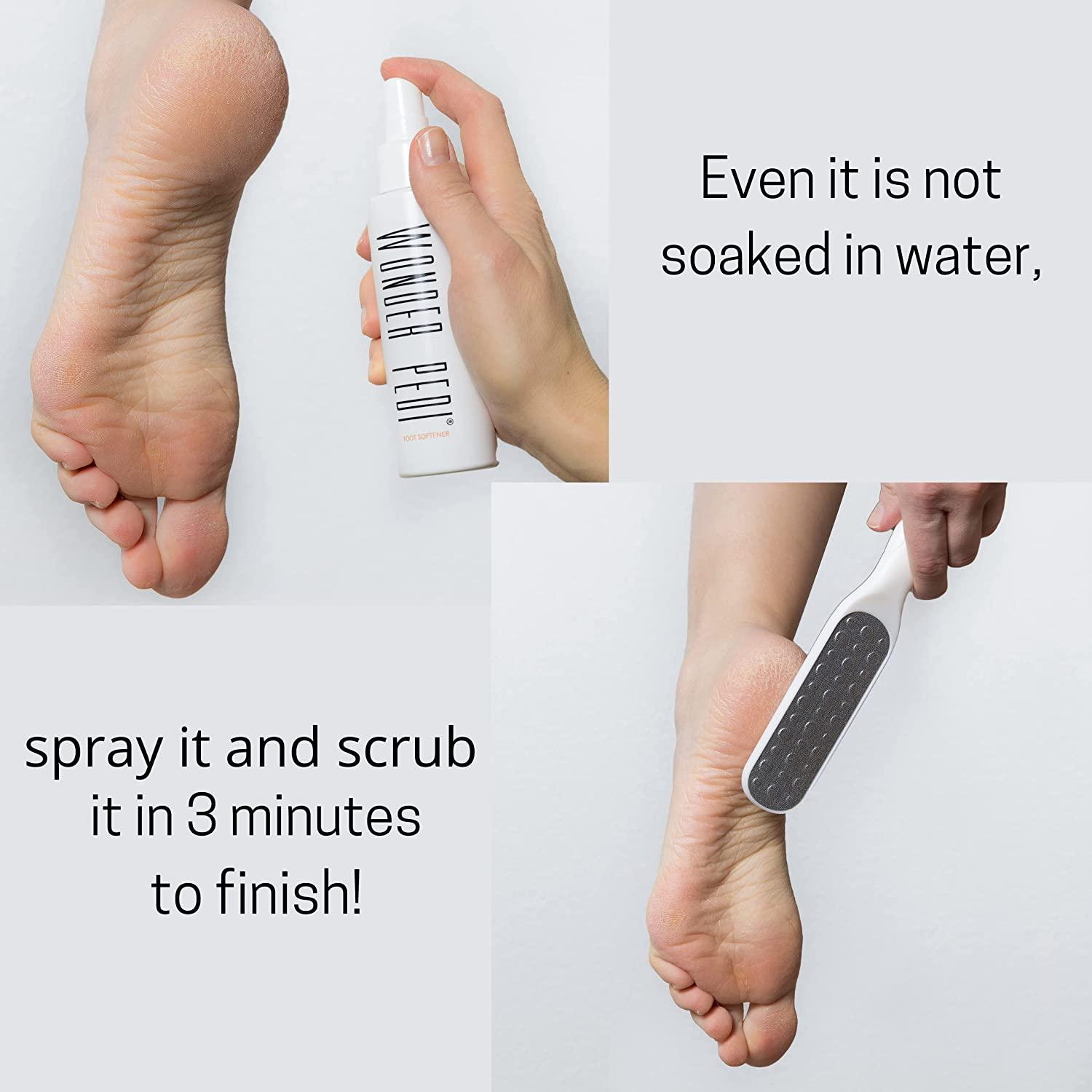 Callus Remover Instant Exfoliating Softener Peel Feet Spray Double