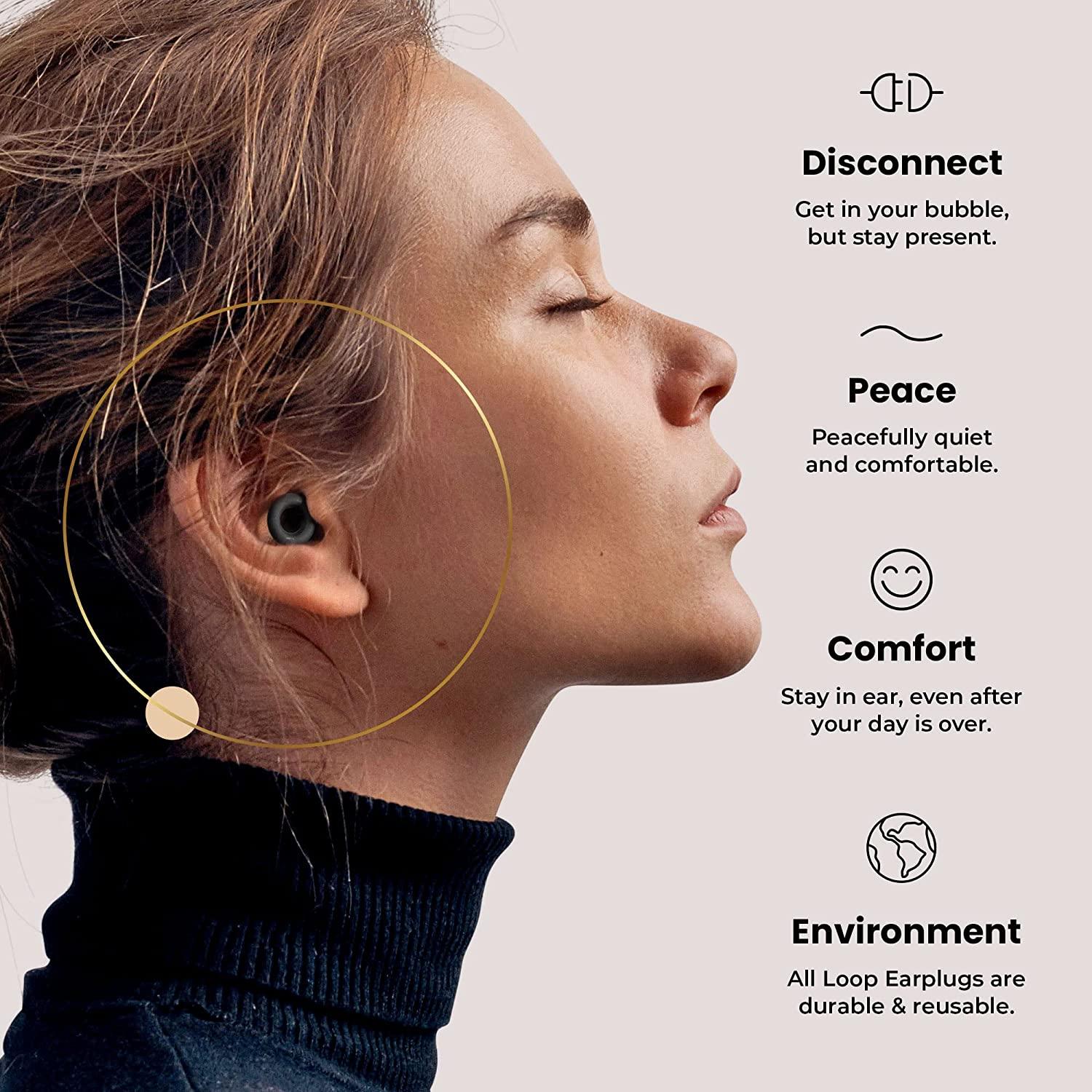Loop Quiet Noise Reduction Earplugs – Super Soft Reusable Hearing