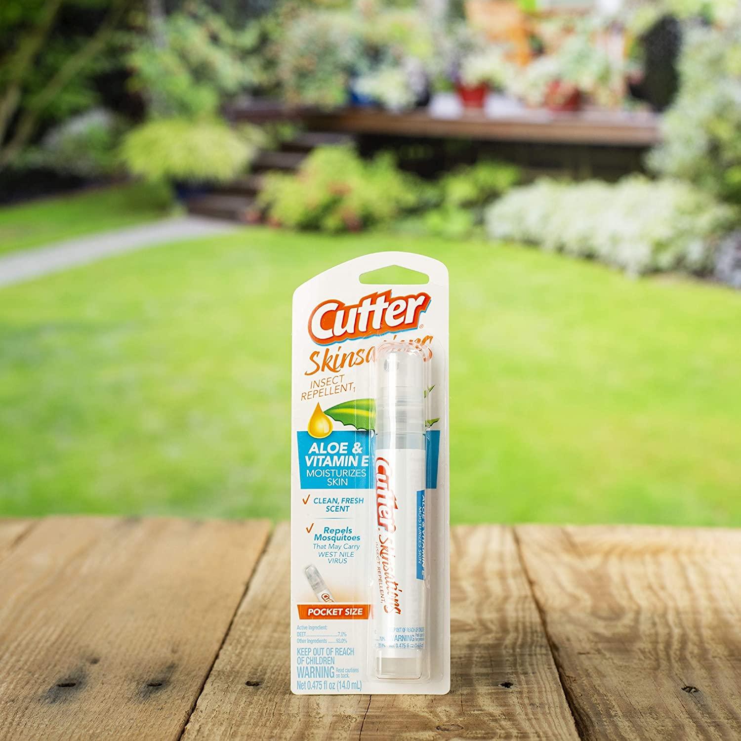 Cutter Skinsations Insect Repellent, Repels Mosquitos, Ticks, Gnats