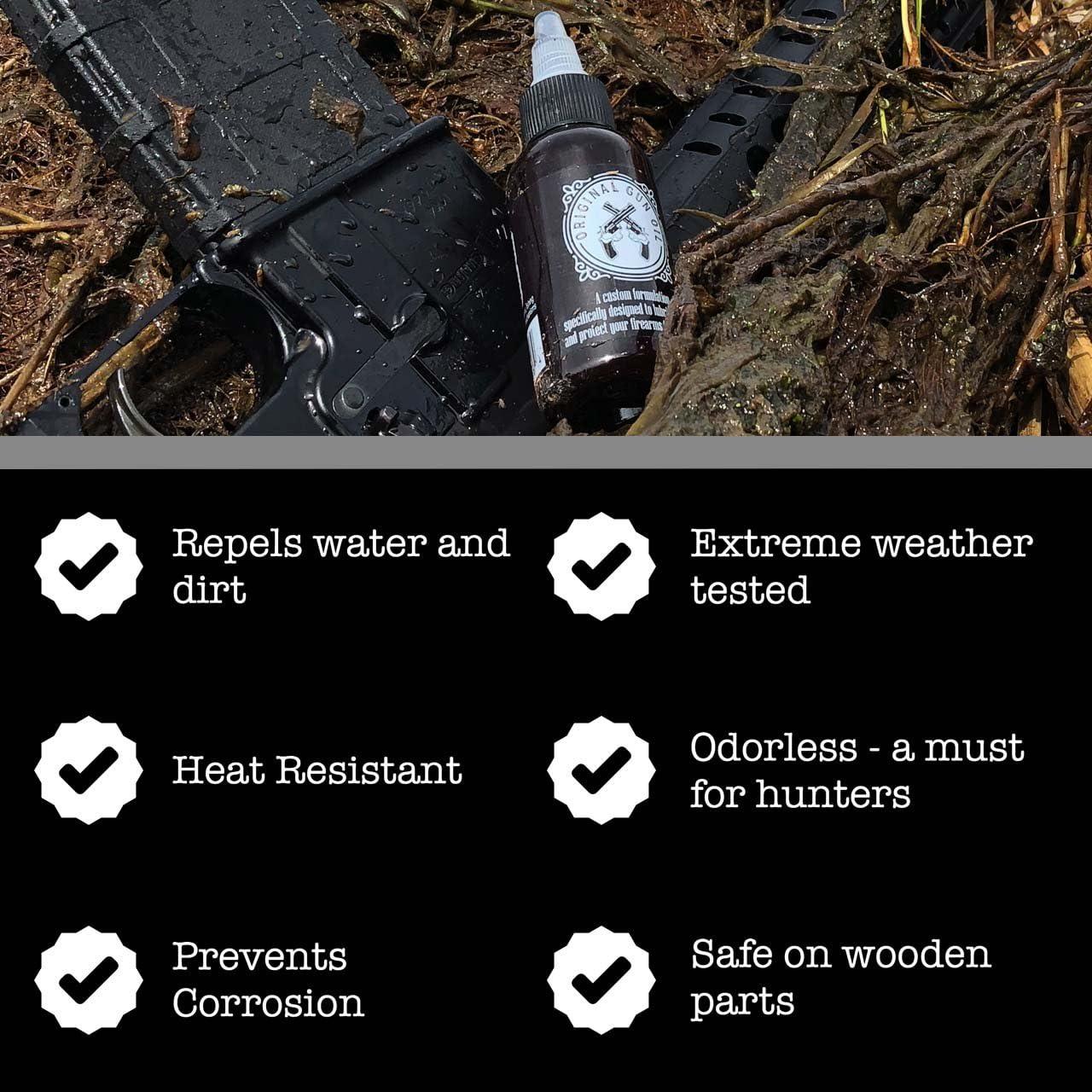 ORIGINAL GUN OIL CLP Quickly Cleans, Lubricates and Protects Firearms