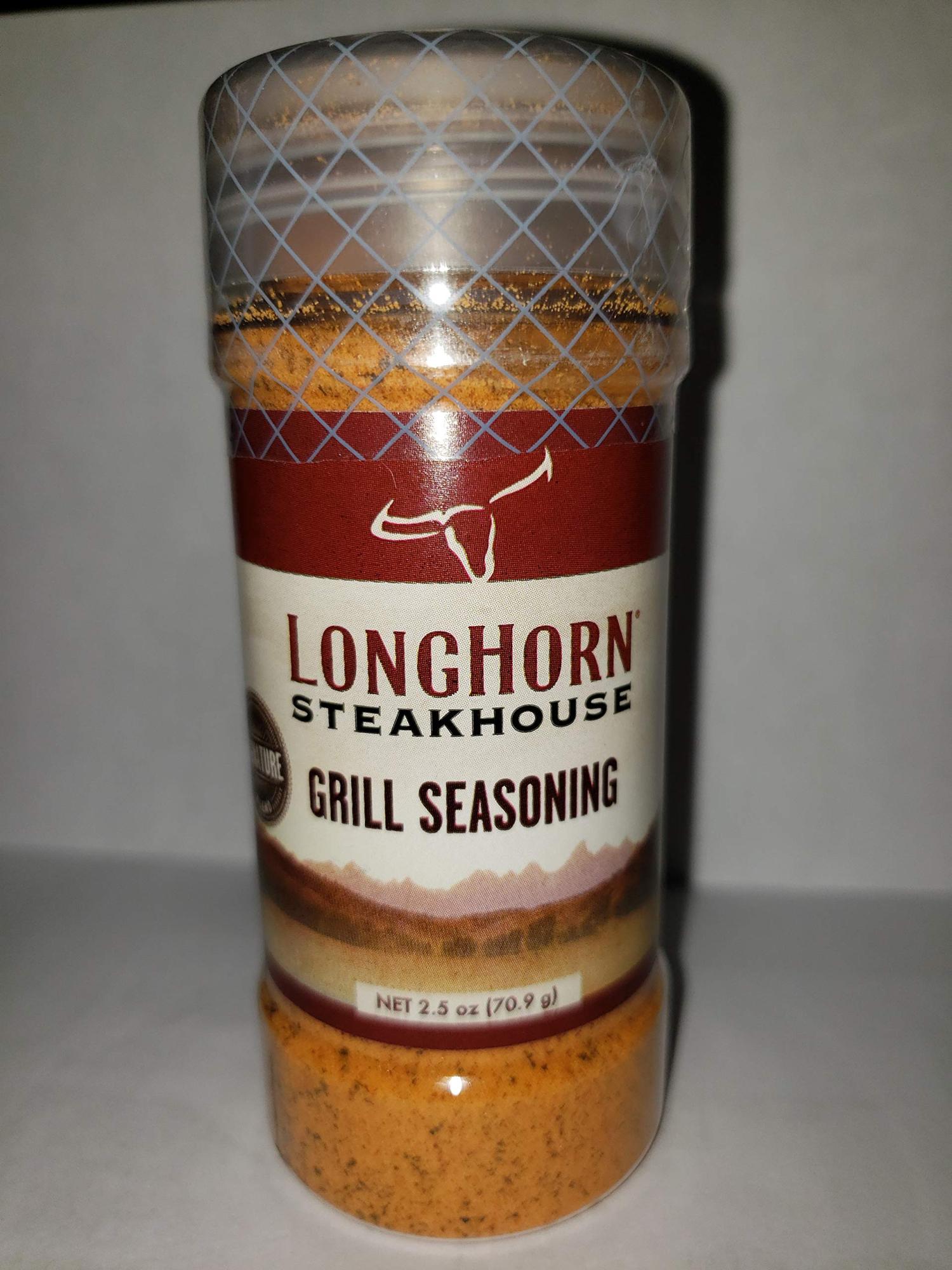 Longhorn Steakhouse Grill Seasoning 2.5oz Authentic Flavor for Perfect