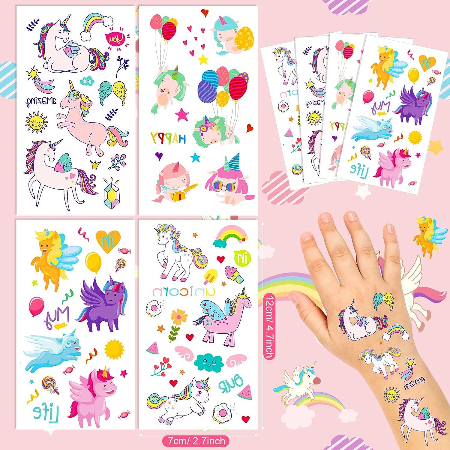 Gepard Gesicht Tattoos 6 Stück - Temporäre Leopard Print Aufkleber Für Kinder Party