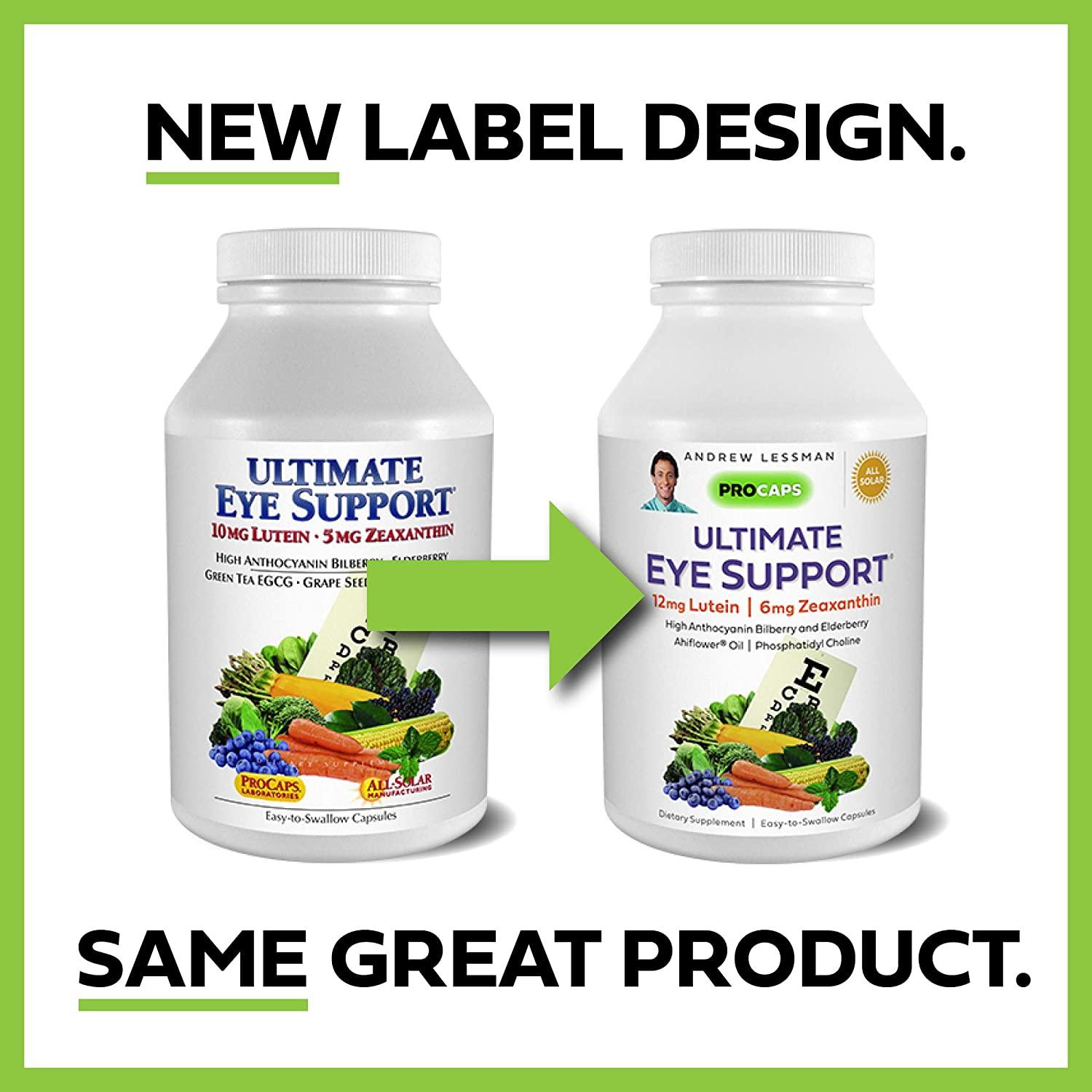 Andrew Lessman Ultimate Eye Support 60 Softgels with Lutein