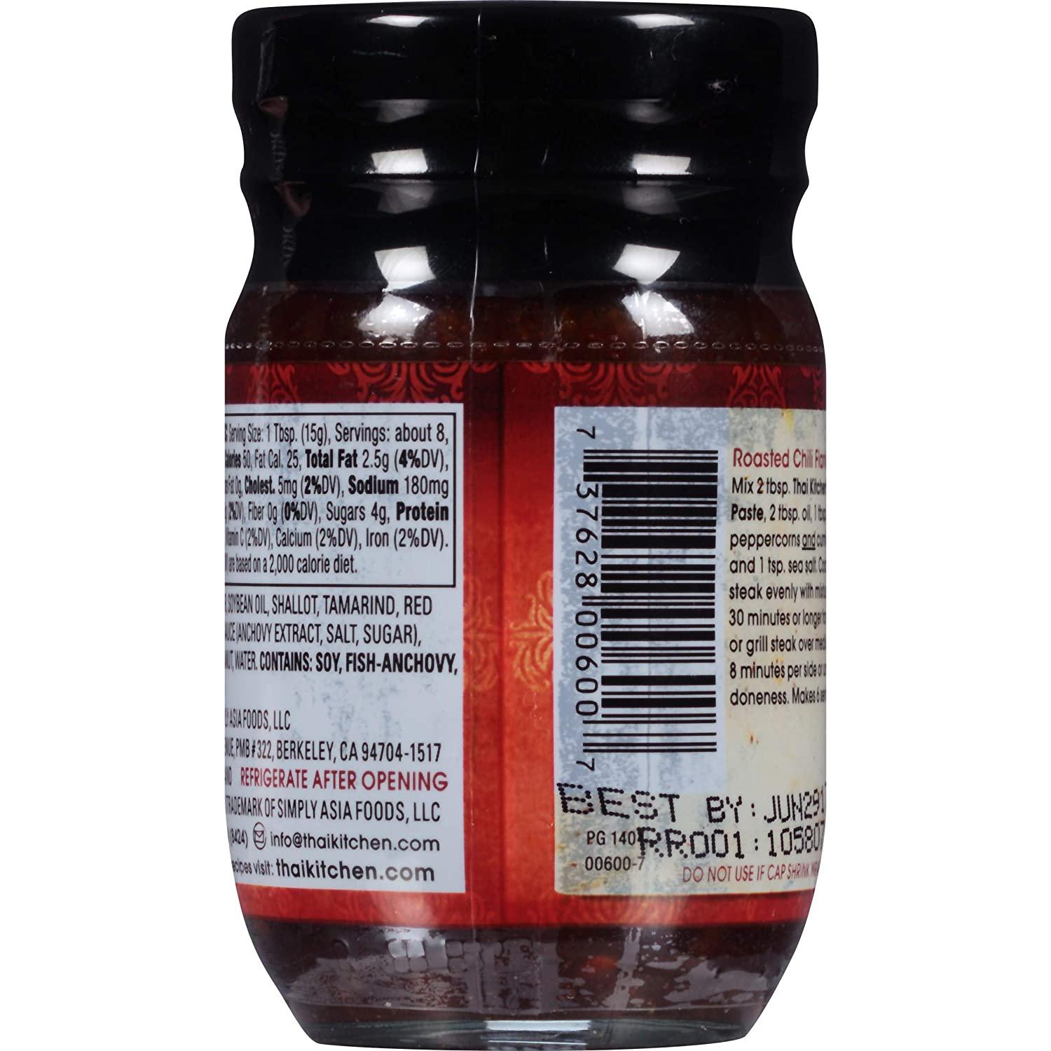 Thai Kitchen Roasted Red Chili Paste, 4 Oz (Pack of 6)