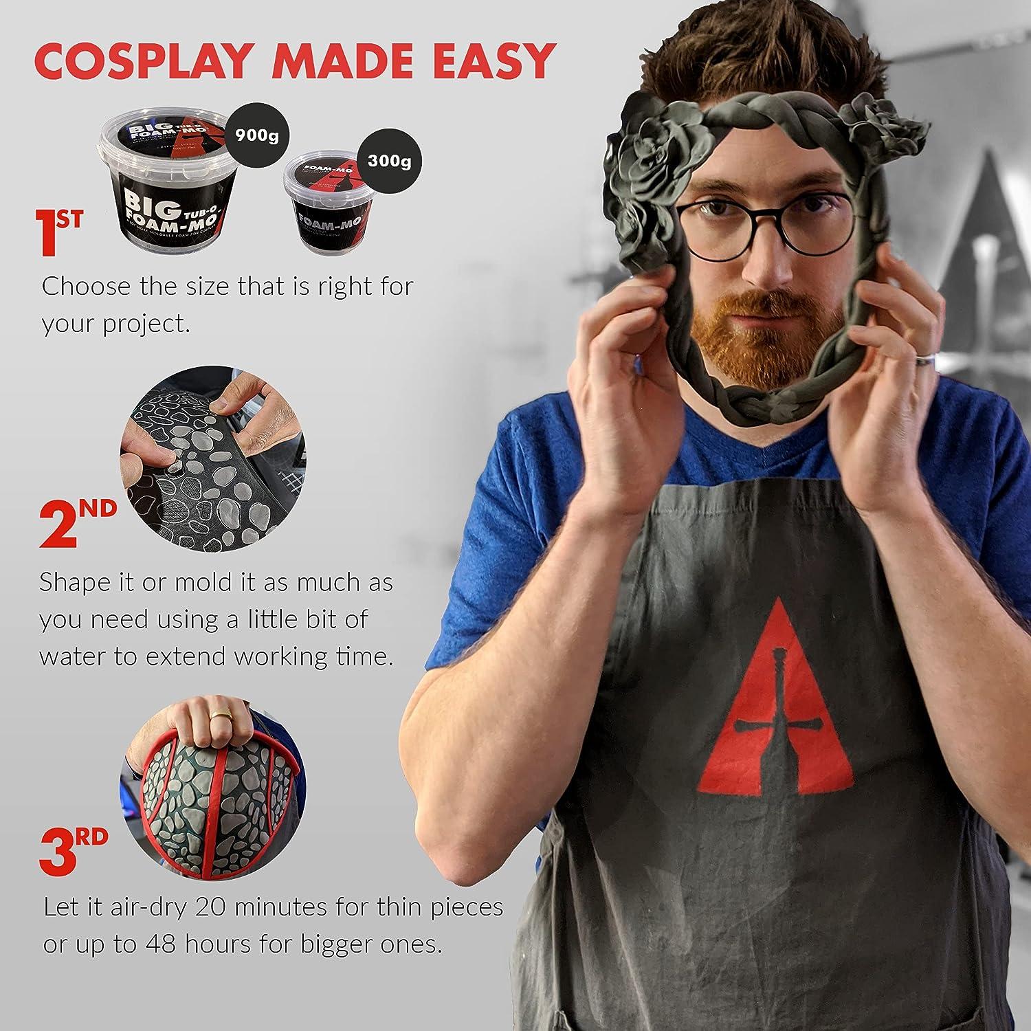 Cosplay Apprentice - Foam-mo Foam Clay Cosplay Lightweight