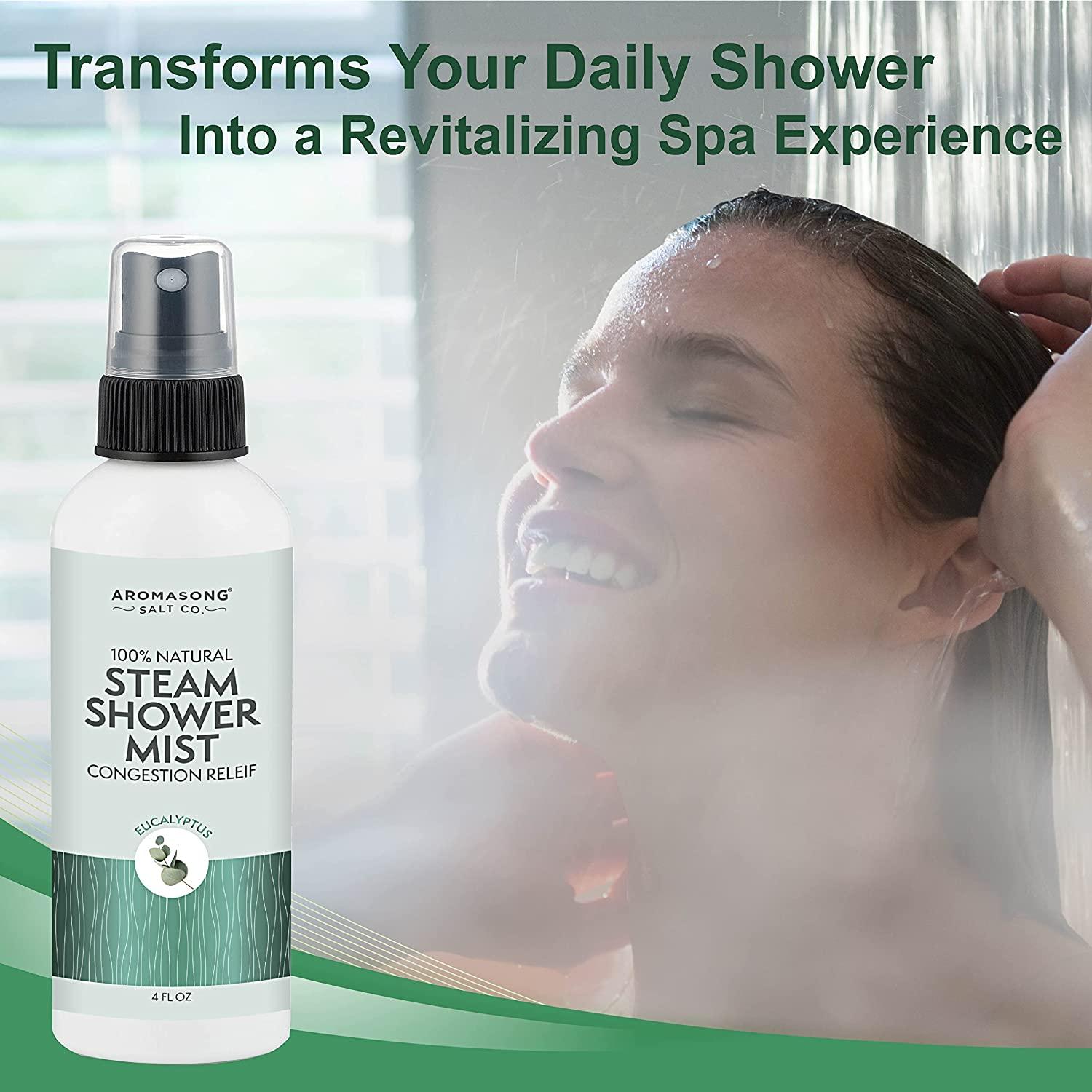 Aromasong Eucalyptus Shower Spray 100 Pure Eucalyptus Oil Natural