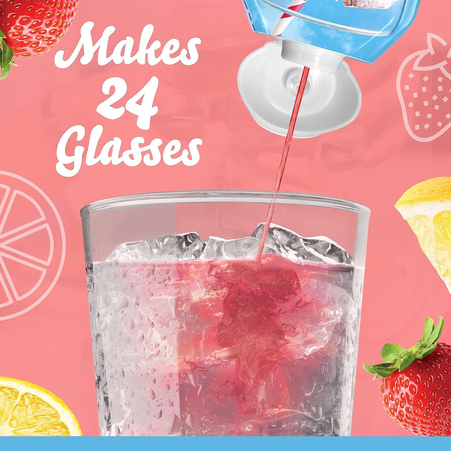 Crystal Light Liquid Strawberry Lemonade Naturally Flavored Drink Mix