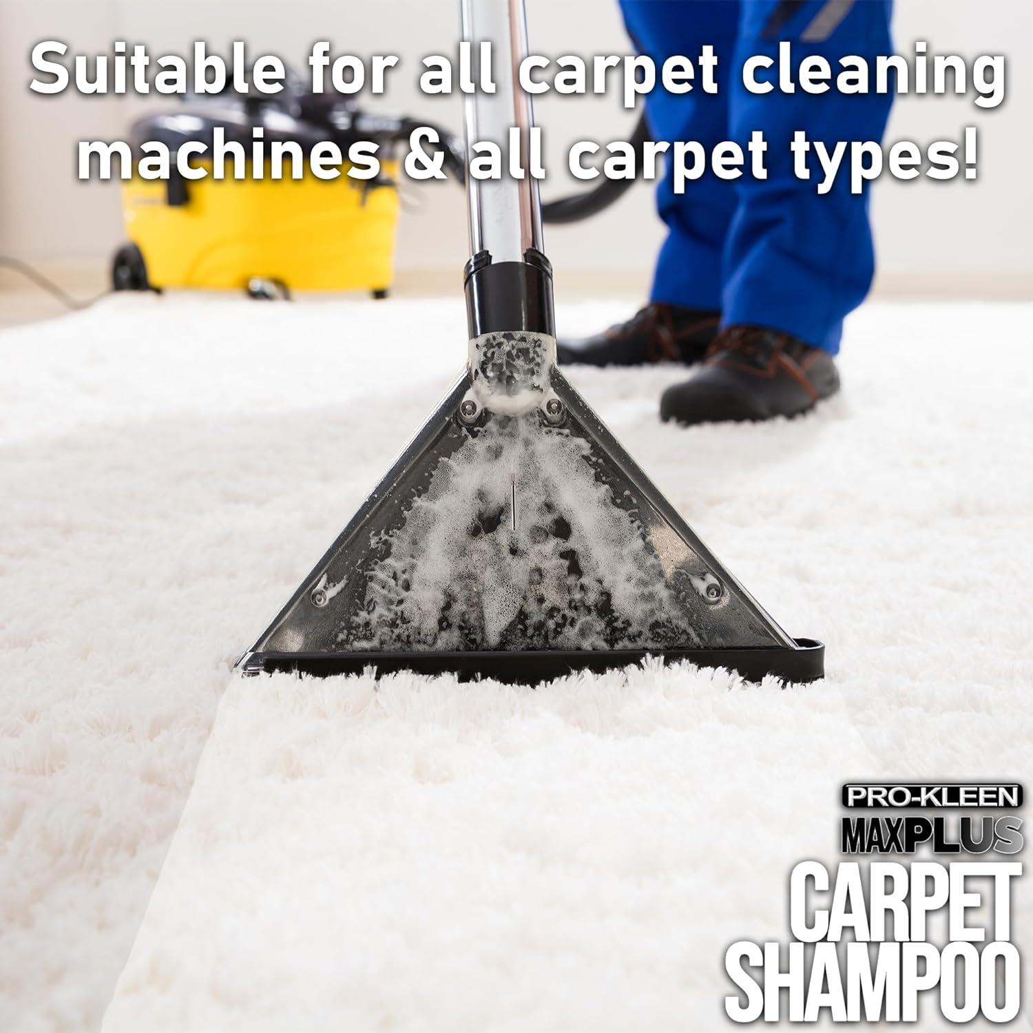 ProKleen MAXPLUS Carpet Shampoo Cleaner Premium Formula to Remove Dirt