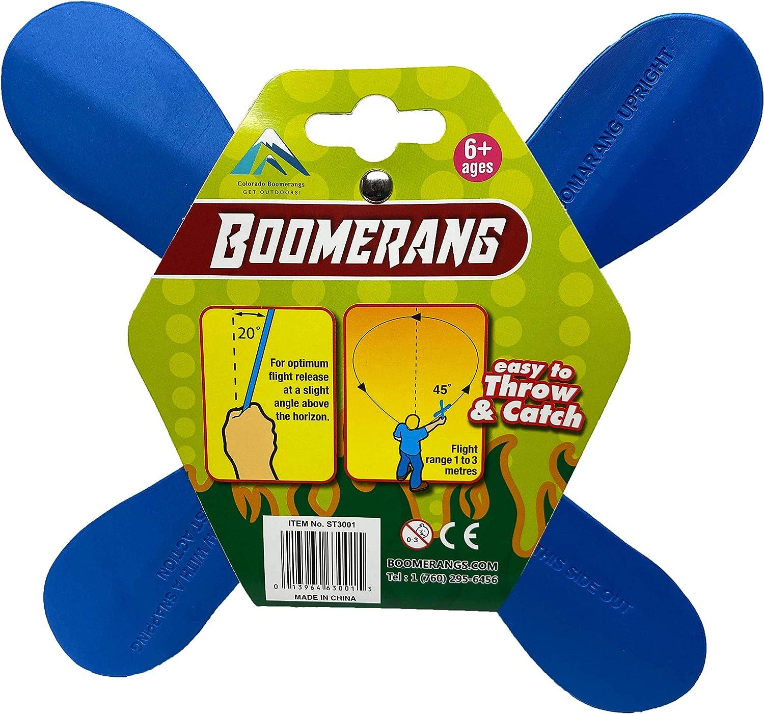 Indoor Boomerang 2 Pack Great Beginner Boomerangs for Kids or Adults