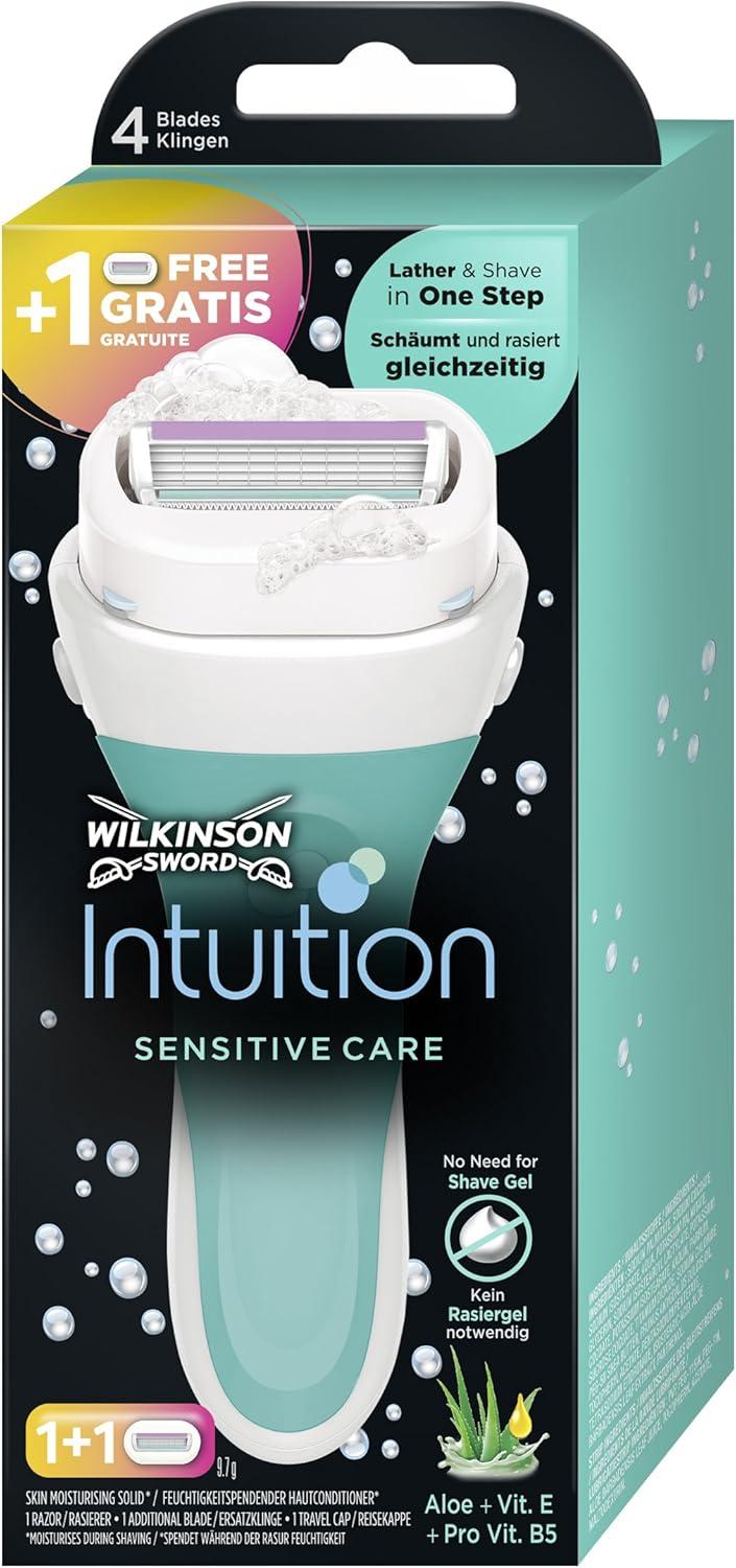 Wilkinson Sword Intuition Sensitive Care Ladies Razor + 1 Replacement Blade  - Perfect for Smooth Irritation-Free Shaving | Shop Internationally | Buy  Now with Express International Delivery