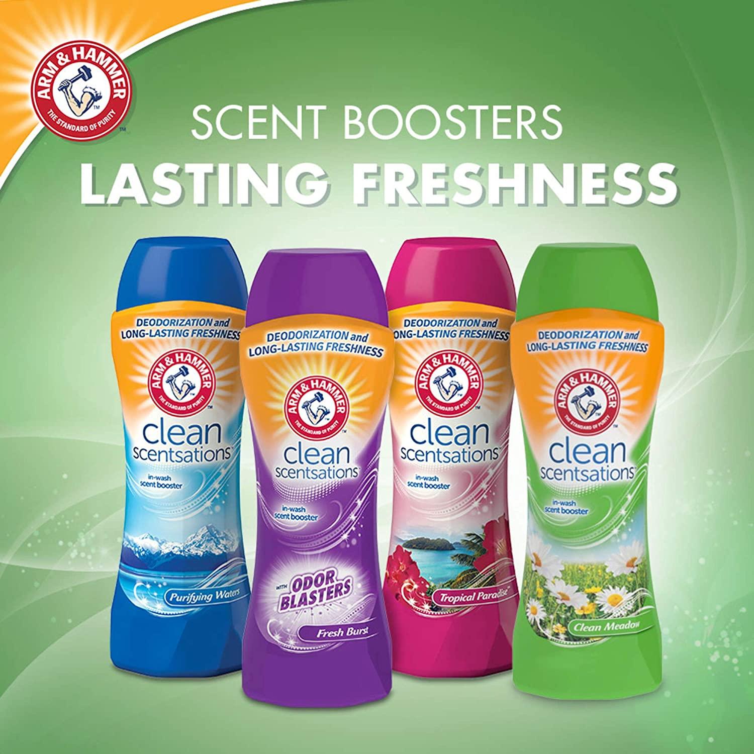 ARM & HAMMER Clean Sensations Laundry In-Wash Scent Booster, Clean Meadow  Scent