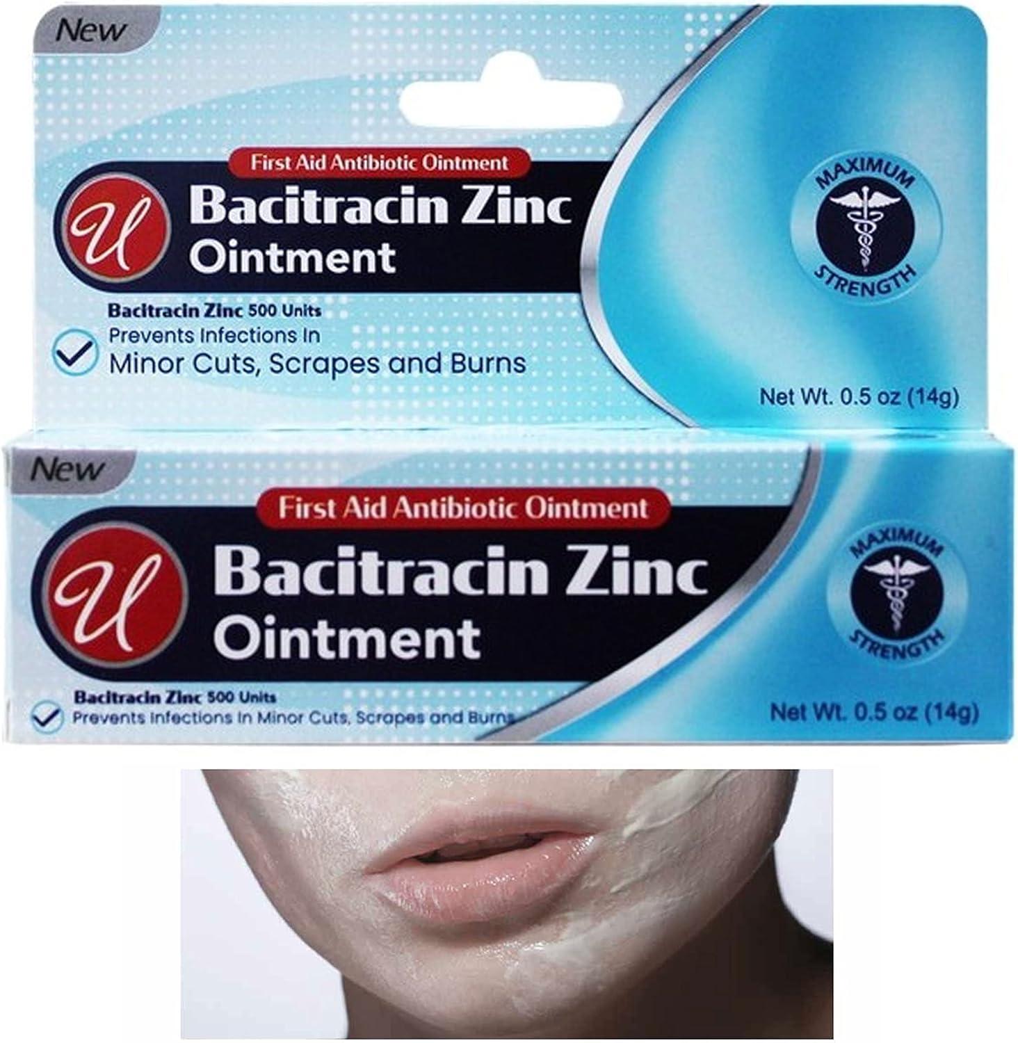 Bacitracin Zinc Ointment Cream Antibiotic Relief for Skin Rash