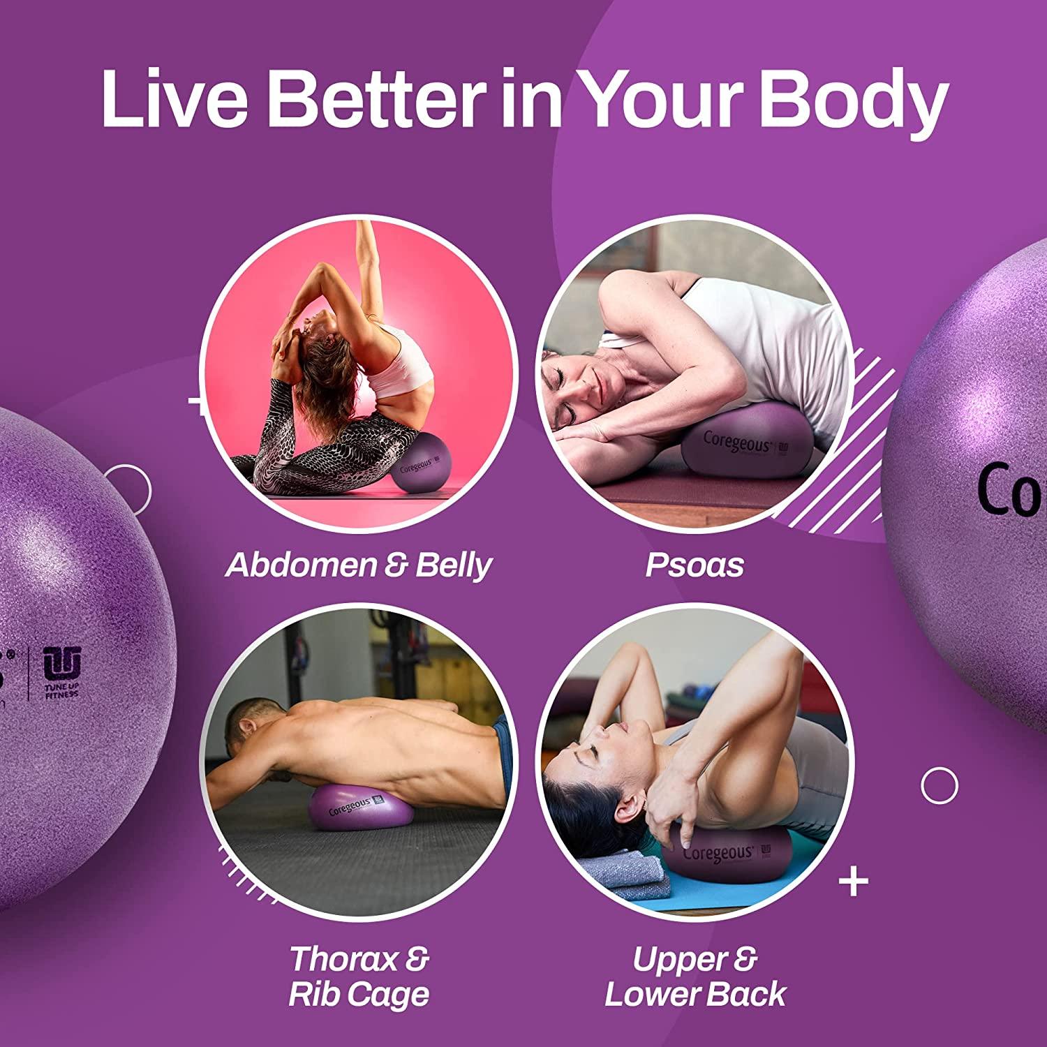 Tune Up Fitness Coregeous Ball for Psoas Release and Lower Back Relief