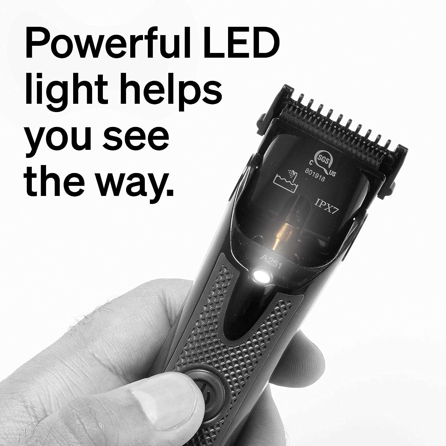 Schick Ultra Pivot Body Trimmer for Men Electric Shaver & Groomer for Body & Pubic Hair