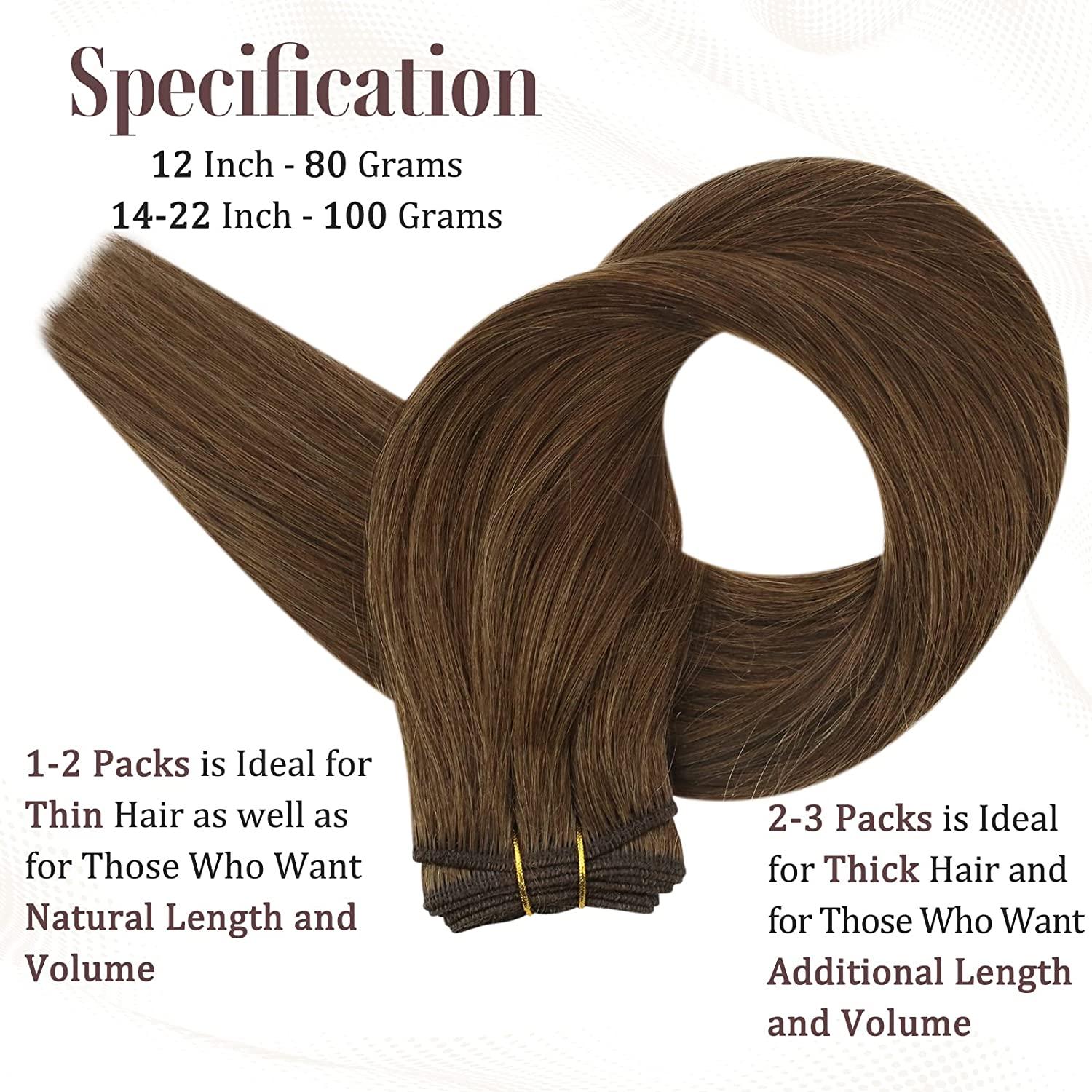 Hair extensions top 80 gram