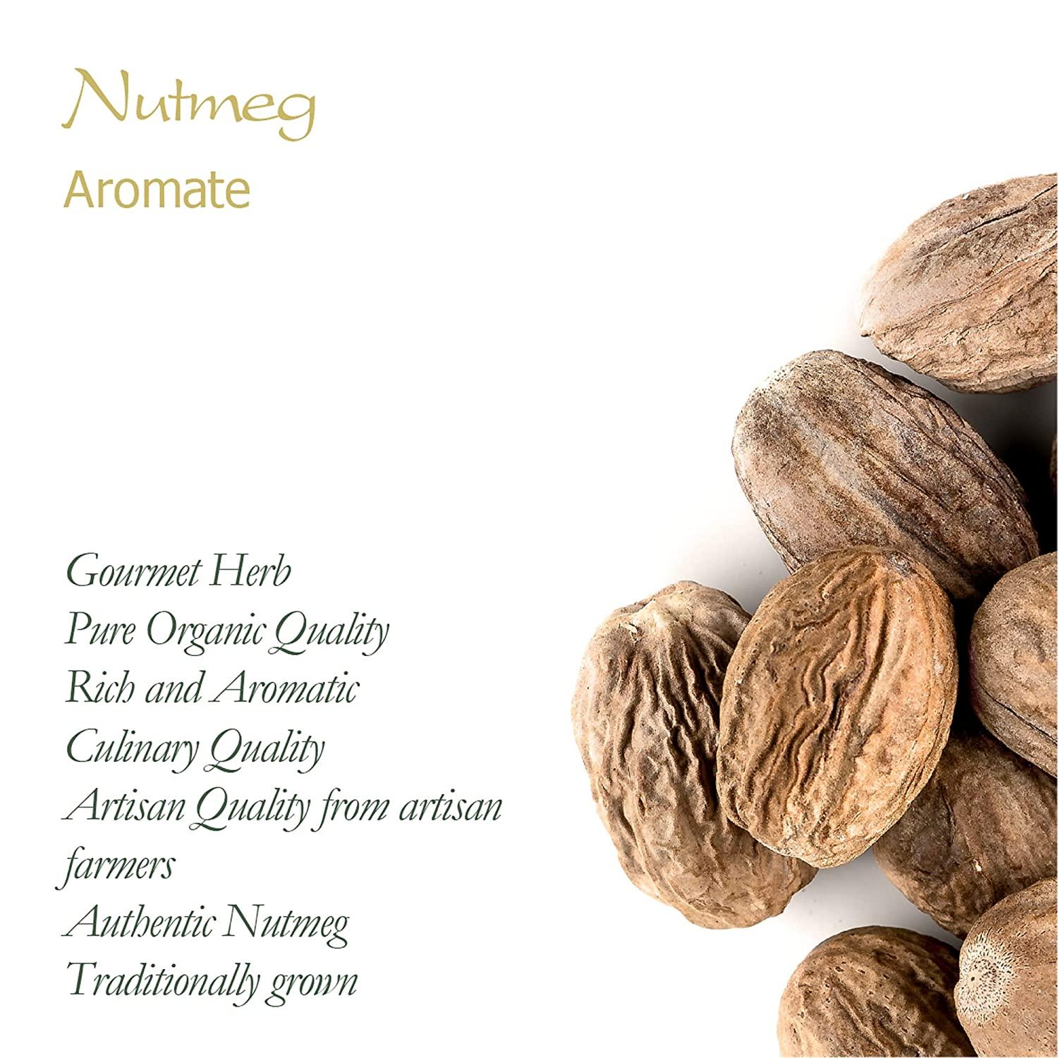 Nutmeg Whole Nut Organic Spice True Myristica Fragans Nut Meg