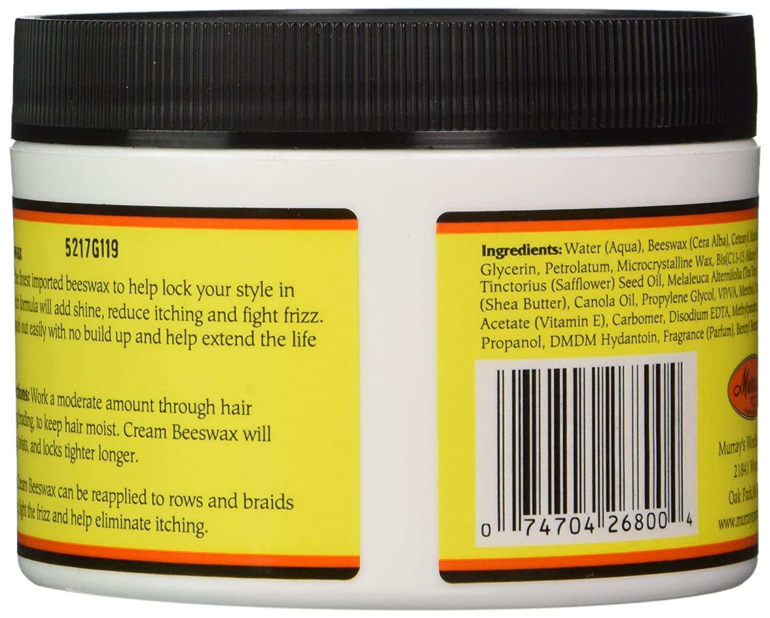 Murray's Beeswax, Cream, 6 Ounce Cream Beeswax