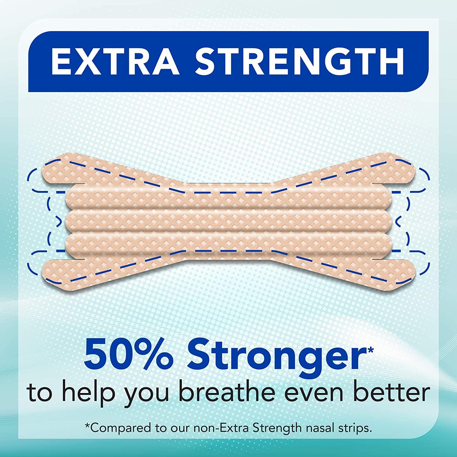 Instaclear ExtraStrength Nasal Strips, Tan 50 ct Works Instantly