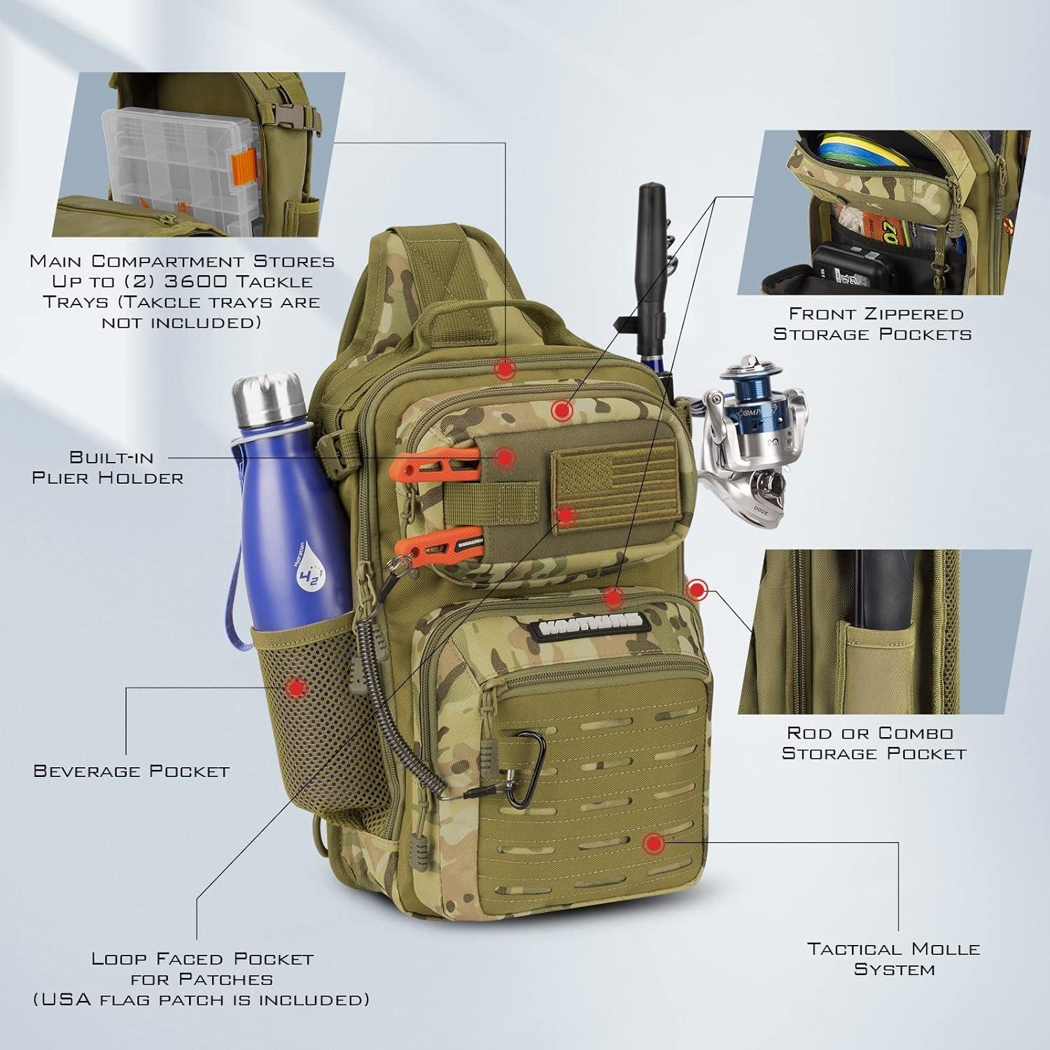 LastKing BlowBak Tactical Sling Storage Bag #kastking #slingbag