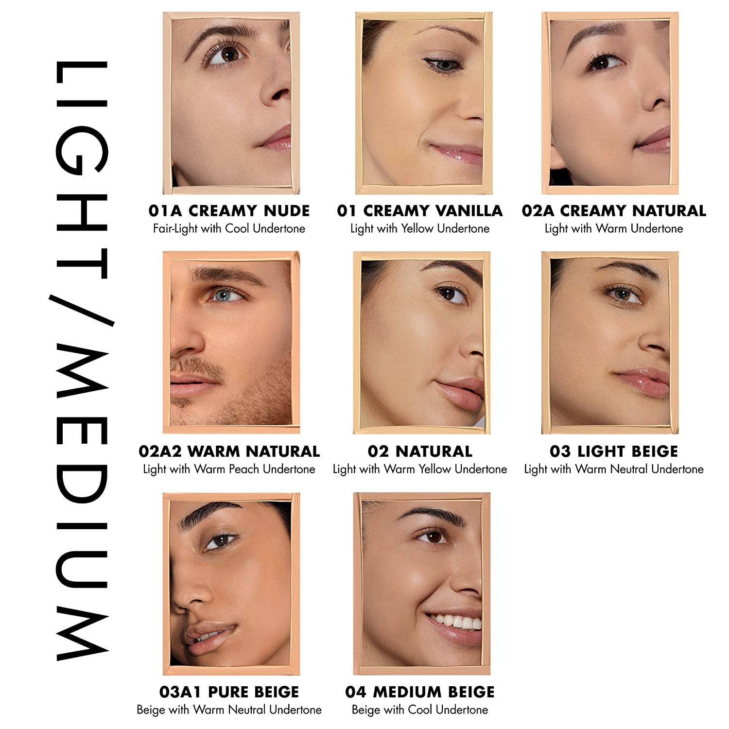 Milani 2in1 Foundation + Concealer Natural (1 Fl. Oz.) Cruelty