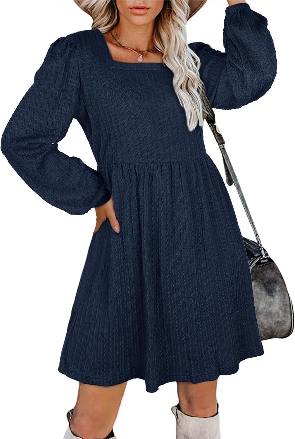 womens knee length t shirt dress T- Shirt Dress to the Knee Black / Small