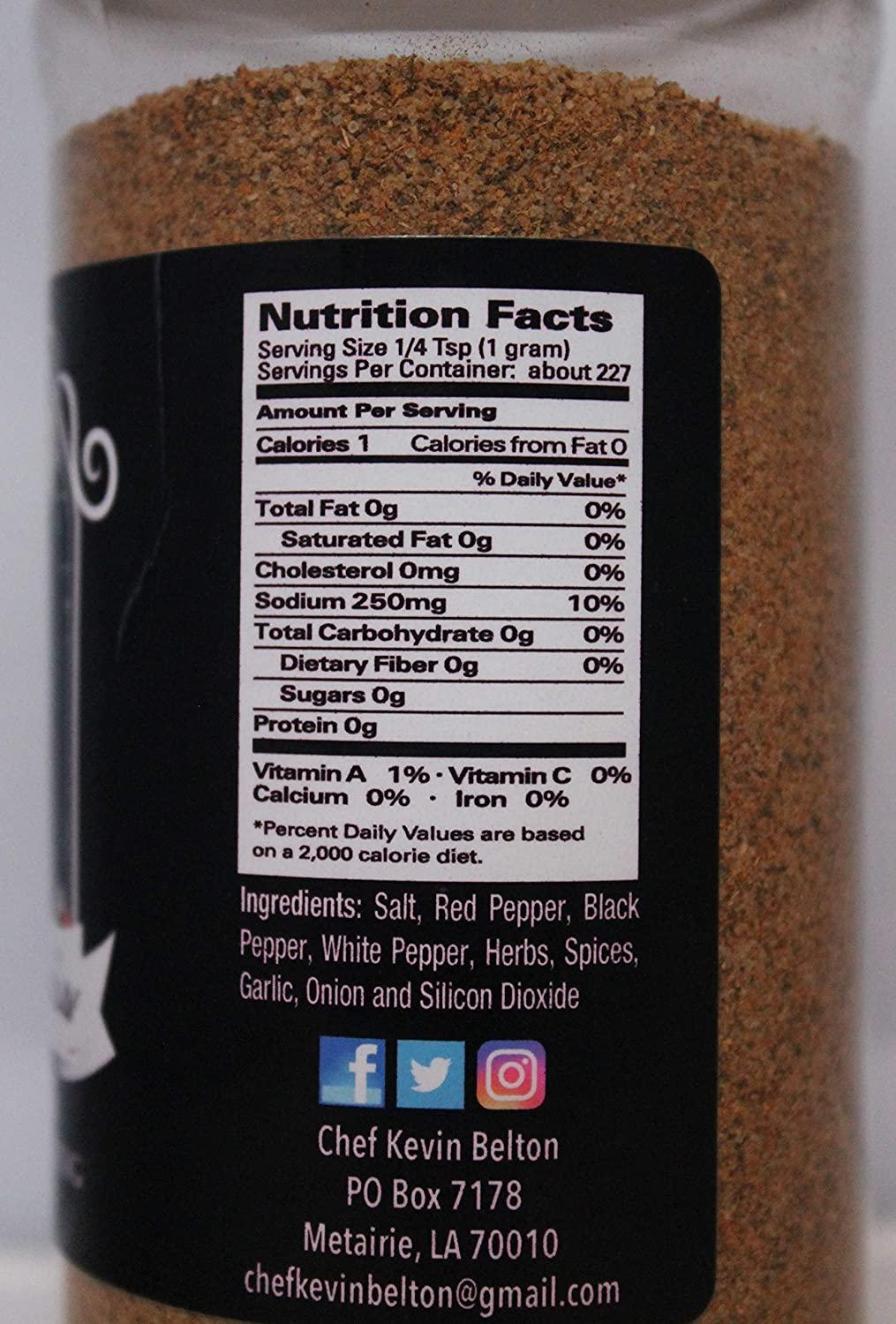 Chef Big Kevin Belton's Creole Kick All Purpose Seasoning 11 oz