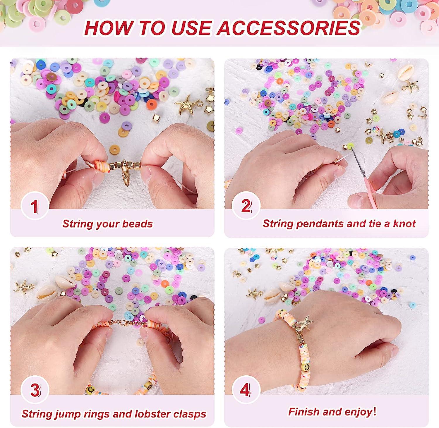 how to tie a clay bracelet