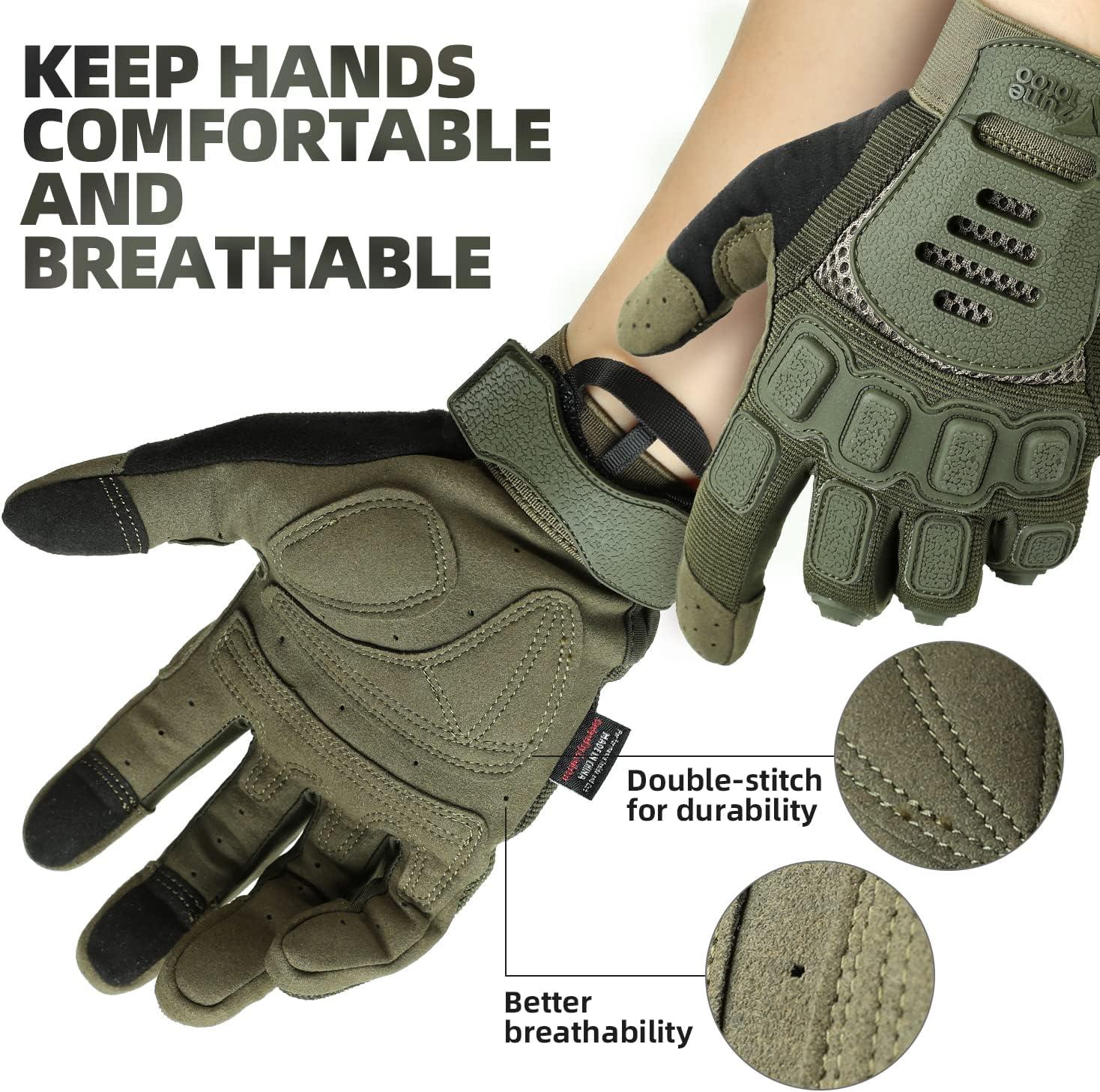 Kevlar Gloves Zune Lotoo Touchscreen Tactical Gloves Full Finger
