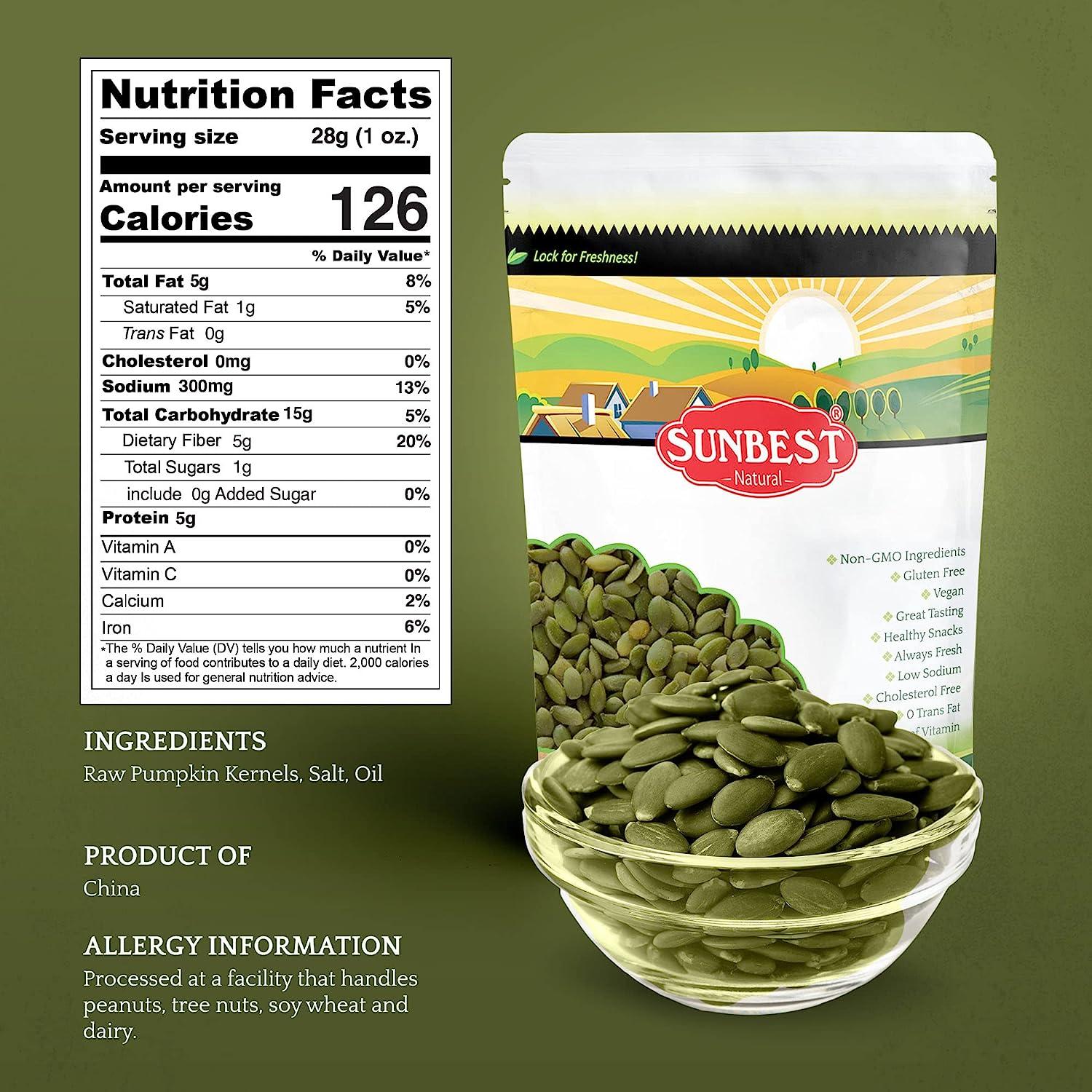 Pumpkin Seeds, Pumpkin Seeds Roasted Salted, NonGMO Shelled Pumpkin