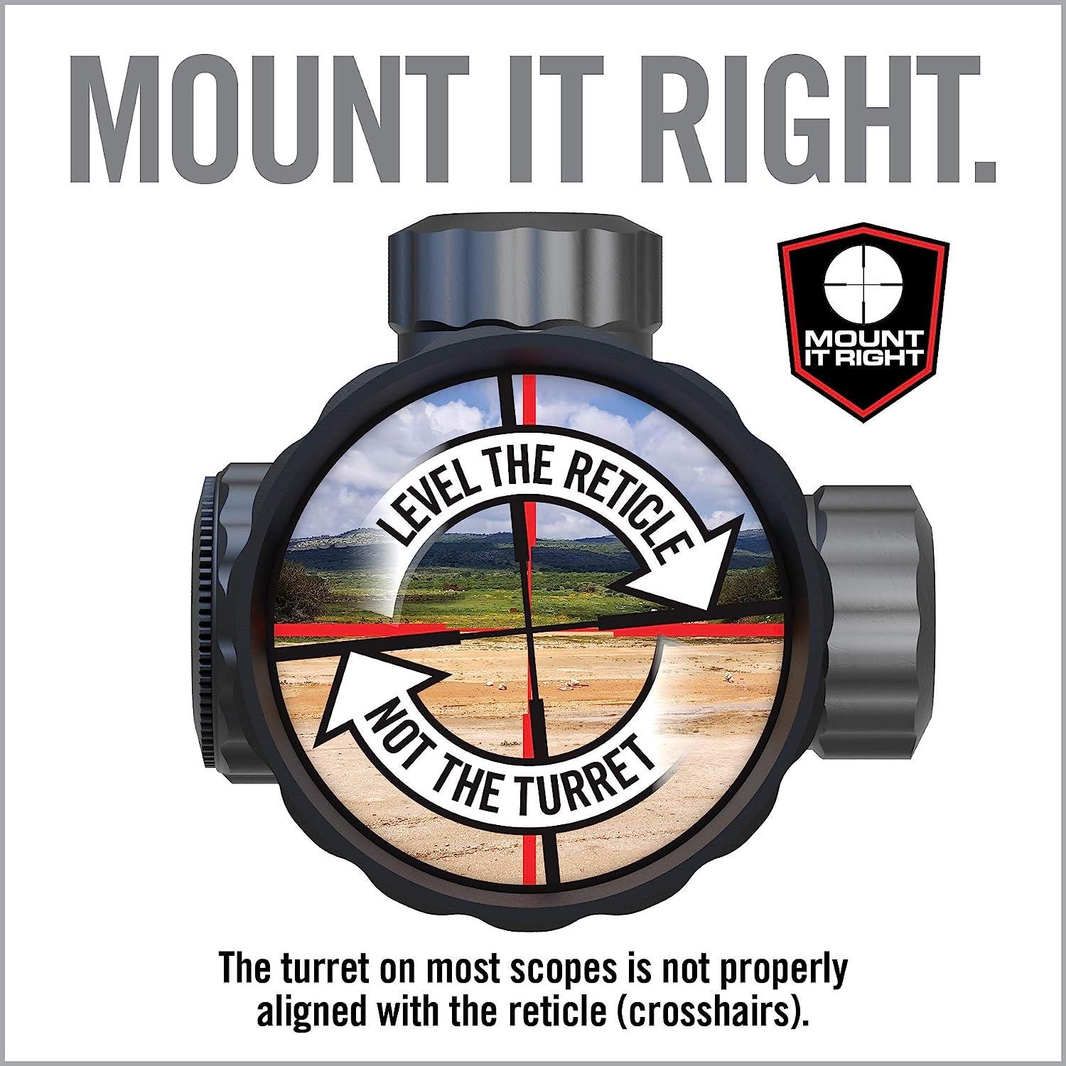 Real Avid Scope Leveling Kit Complete Rifle Scope Mounting