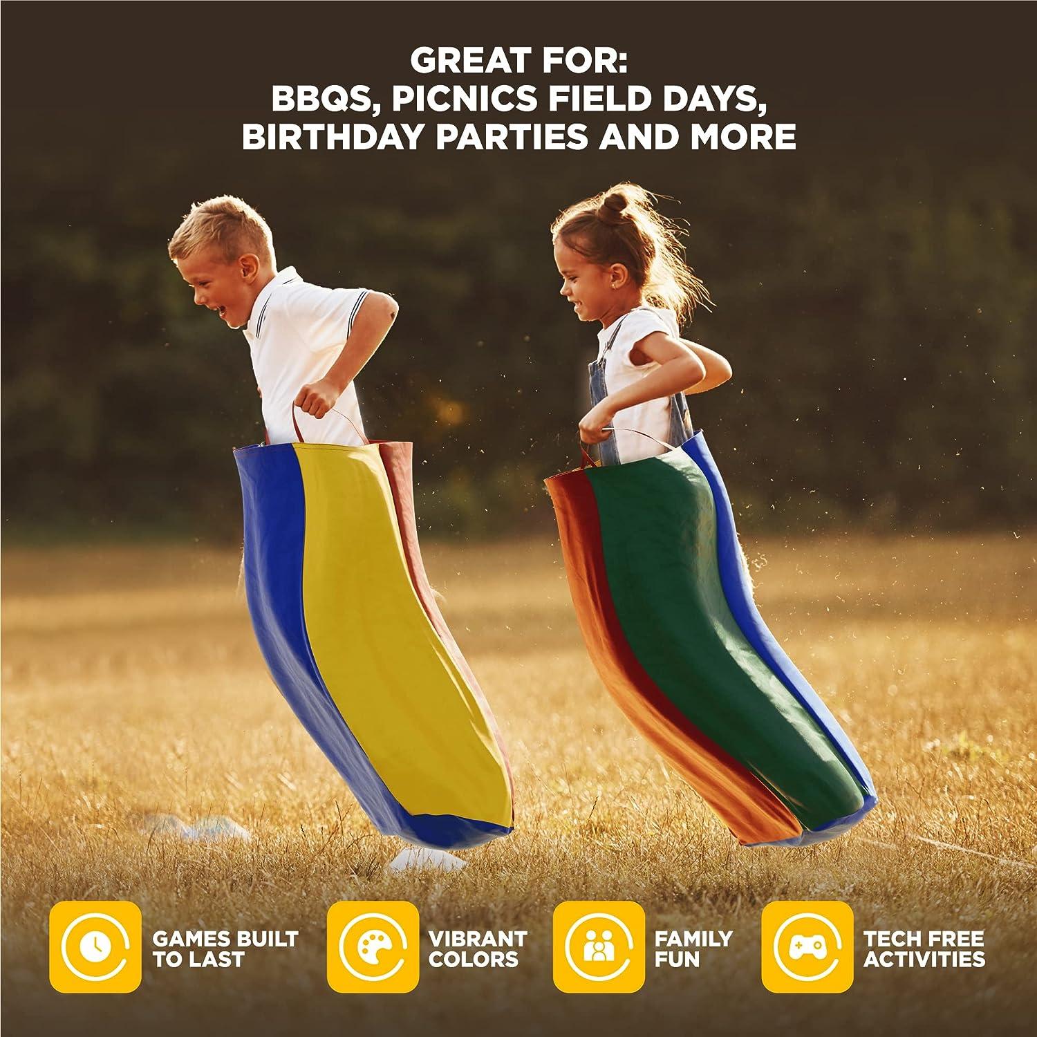 Sports Day Kit, 18PCS Outdoor Games Set With Sack Race, Bean Bag Toss - View #8