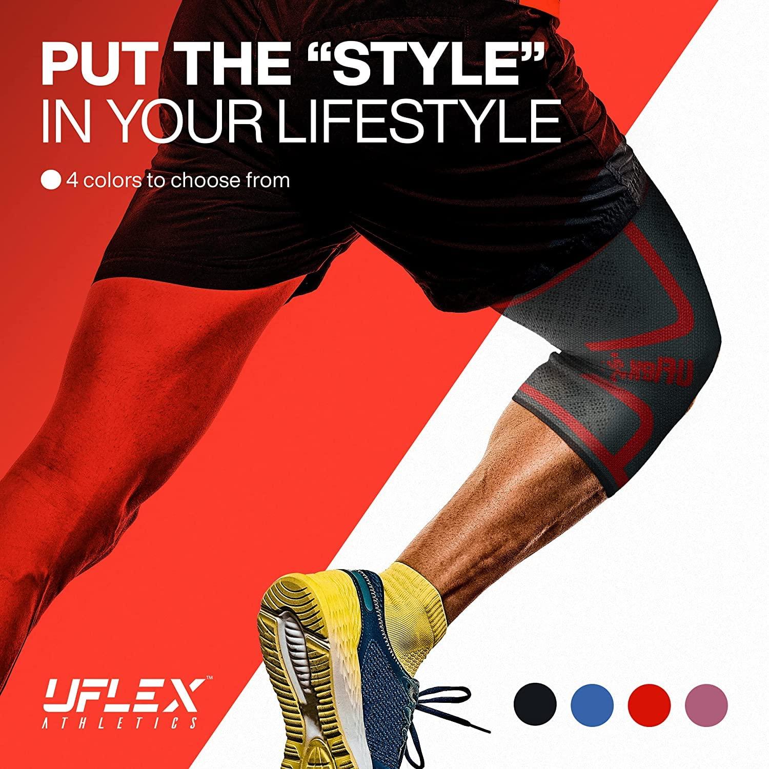 Uflex athletics compression knee sleeve