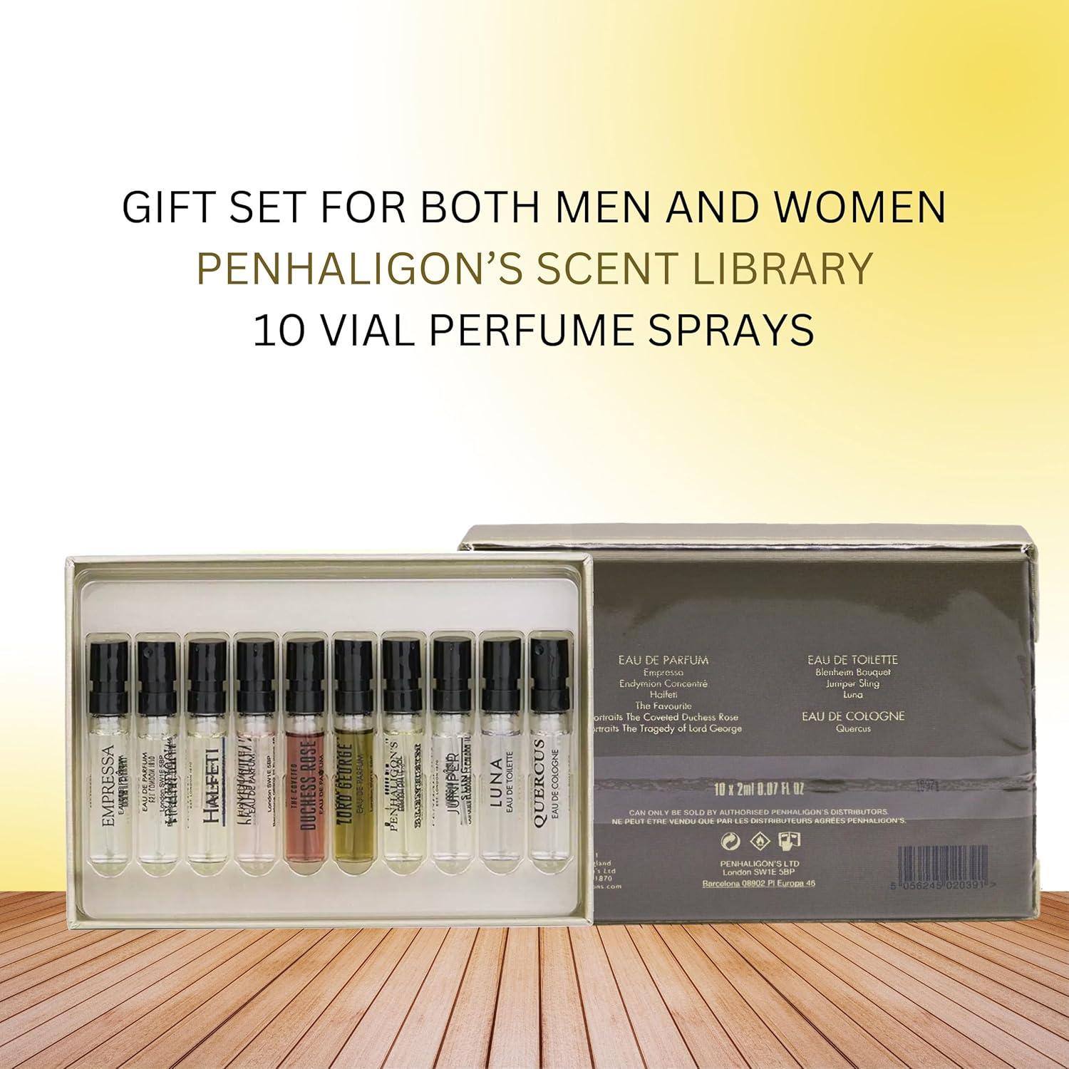 Penhaligon's Scent Library Perfume for Women and Men - 10 Piece