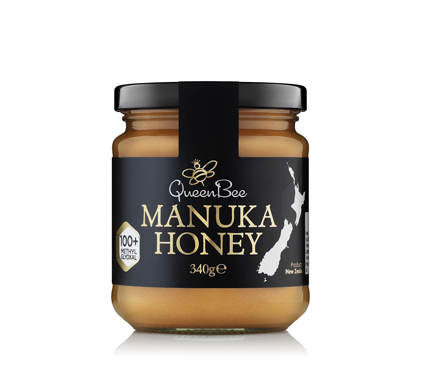 100+ MGO Genuine Monofloral Manuka Honey (340g) from New Zealand Healing Properties Queen Bee