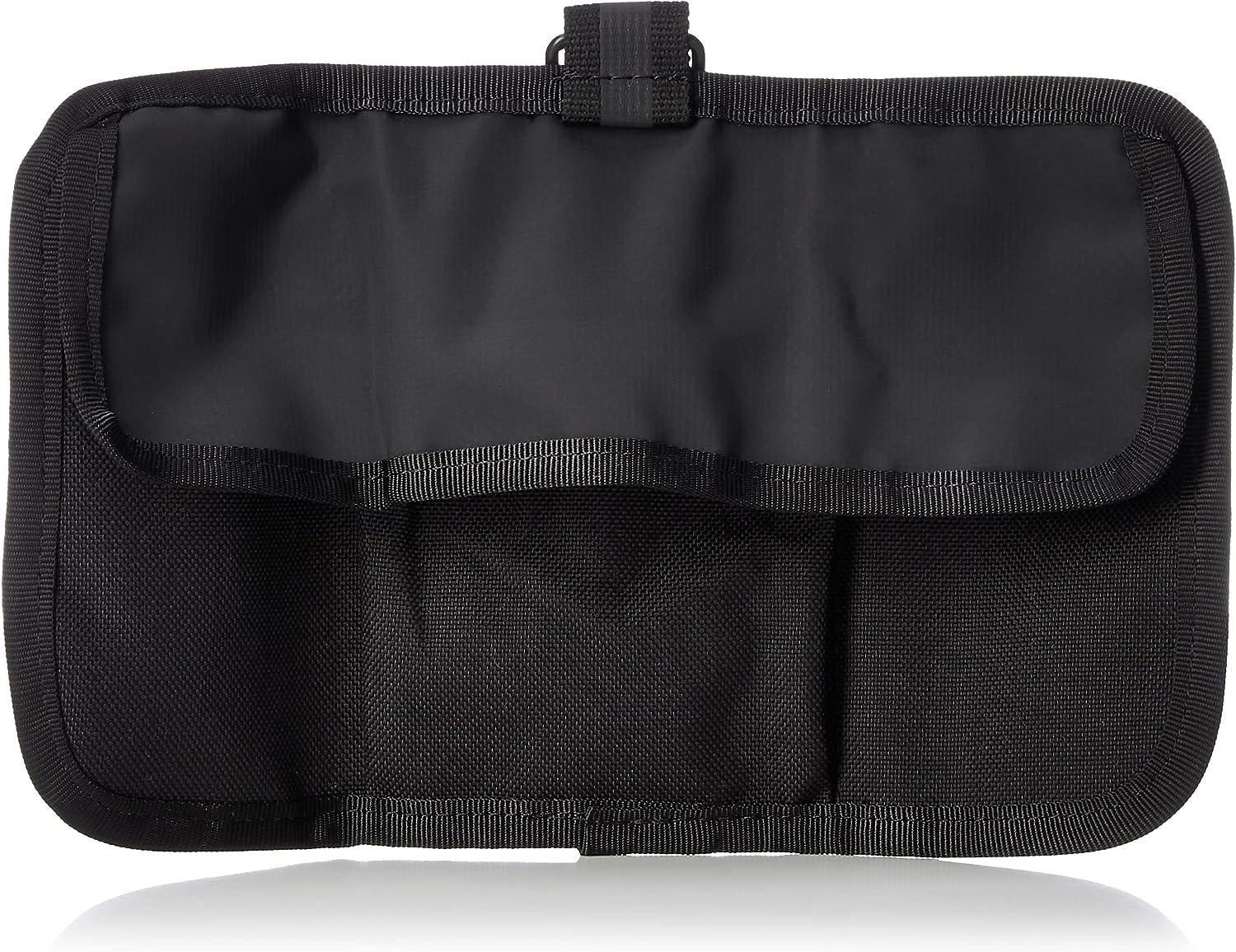 Chrome Industries Doubletrack Bicycle Saddle Roll Bike Tool Bag, Black