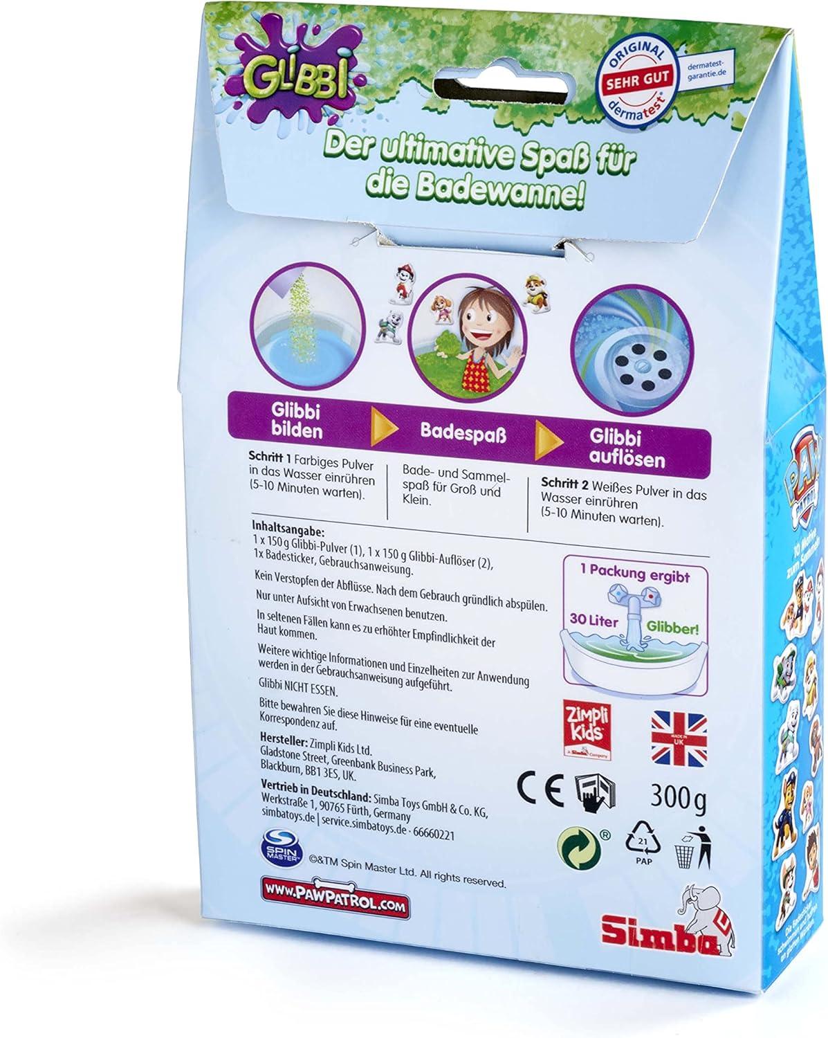Shop Simba Glibbi Bathing Brush & Paw Patrol Bundle - Colorful Water ...