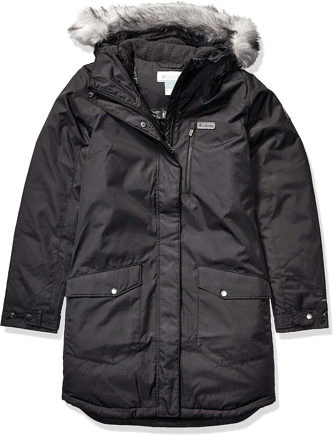 Columbia Suttle Mountain Long Insulated Jacket női télikabát - piros