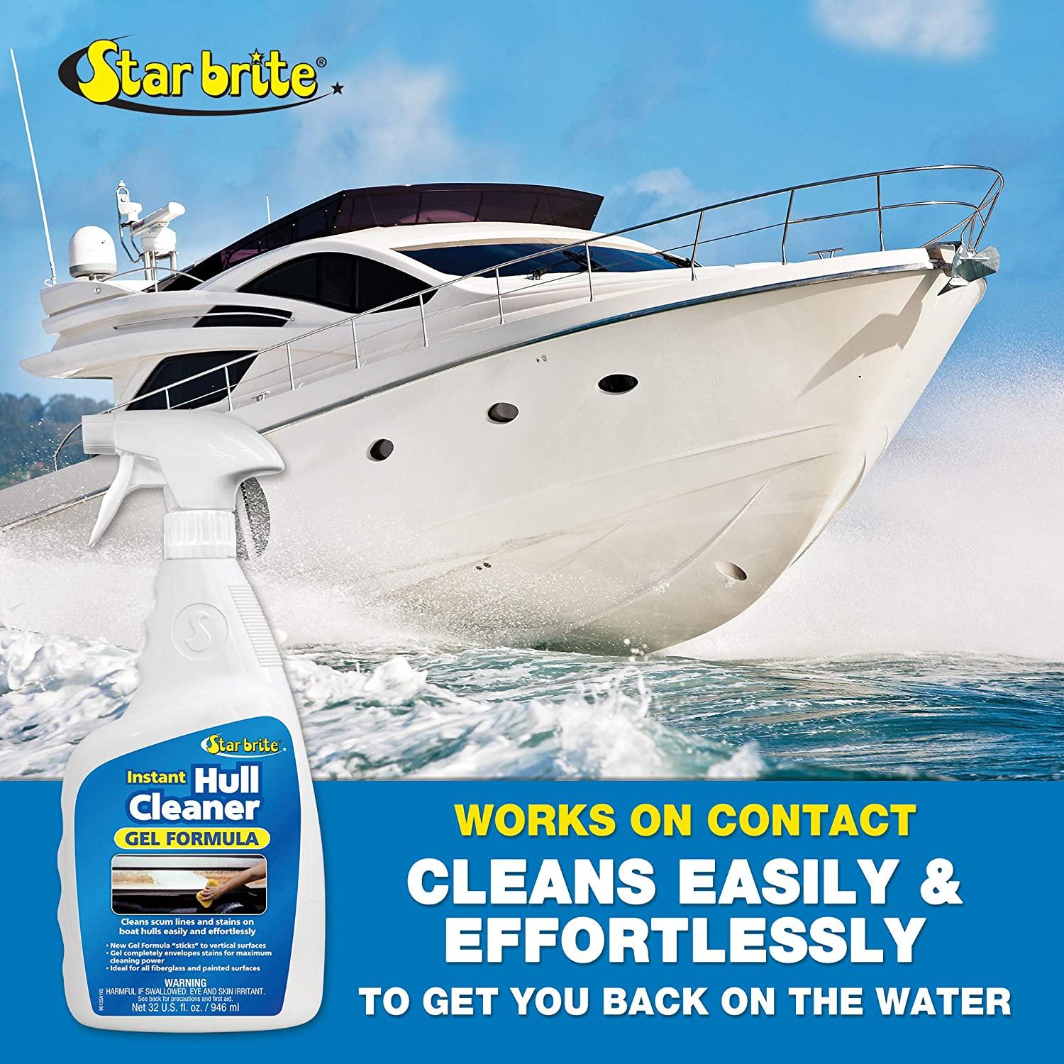 STAR BRITE Instant Hull Cleaner Gel Spray Formula Clings to Vertical