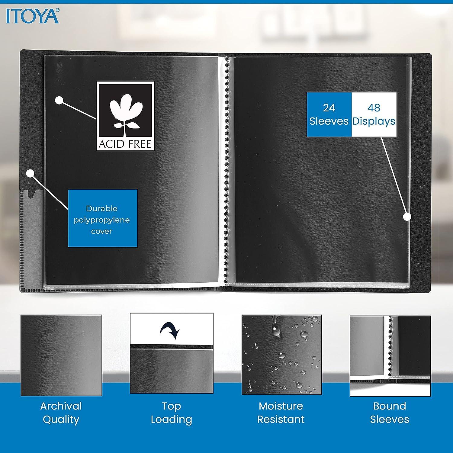 Itoya Polyproplene Art Storage/Display Book 18x24 24 Pages 48 Views